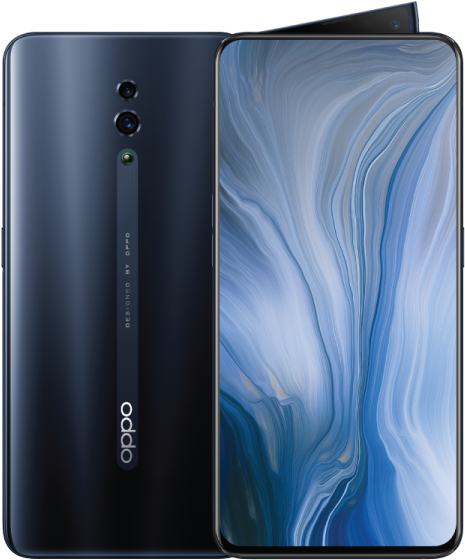 Diseño de mármol azul para smartphone Oppo Fondos de pantalla