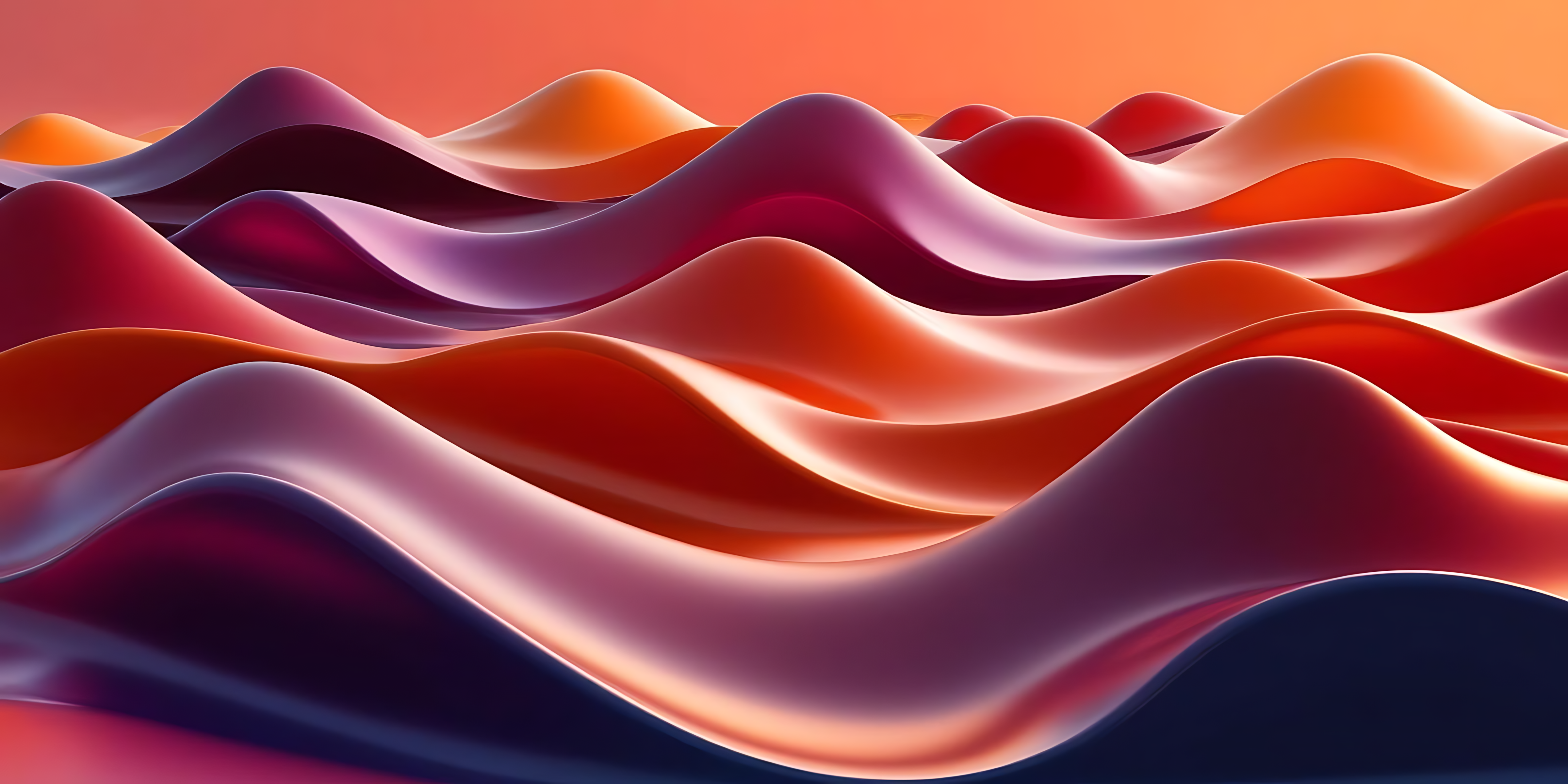 Diseño de patrón de olas coloridas Fondos de pantalla