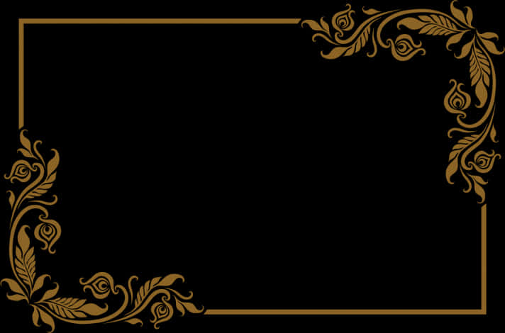 Diseño Elegante de Borde Floral Fondos de pantalla