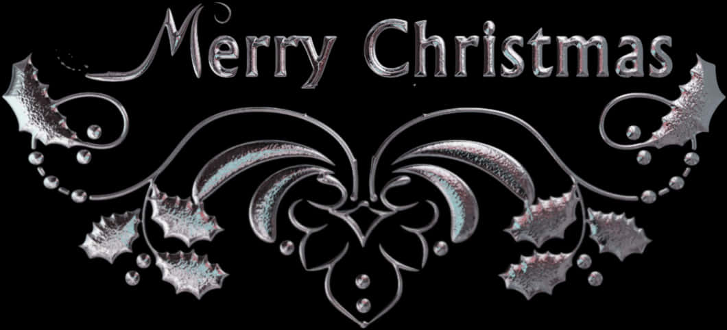 Diseño elegante plateado de Feliz Navidad Fondos de pantalla