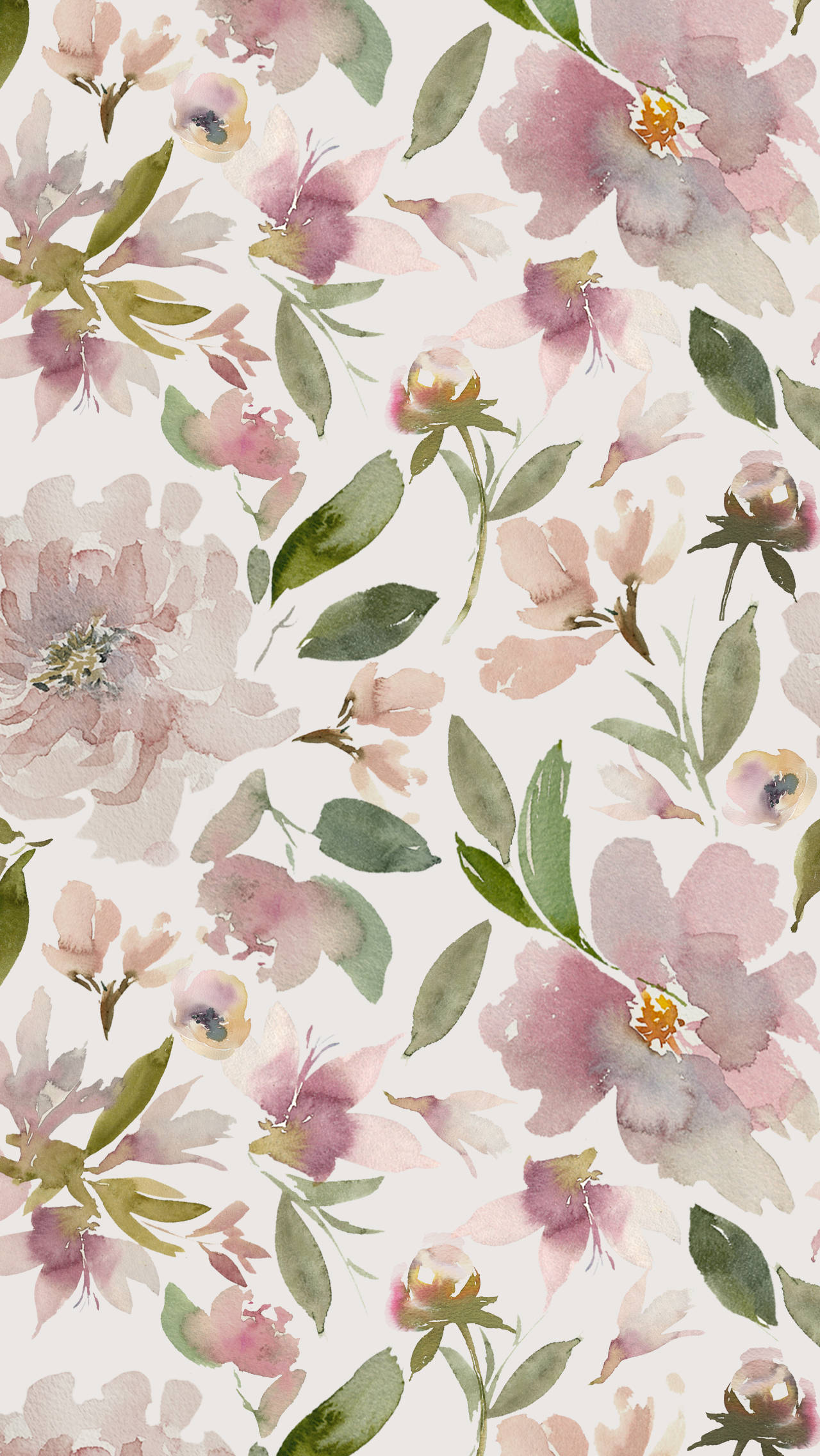 Diseño floral clásico para teléfono Fondos de pantalla