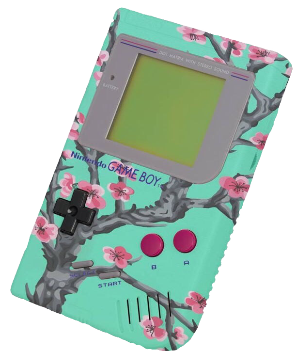 Diseño Floral Gameboy.PNG Fondos de pantalla