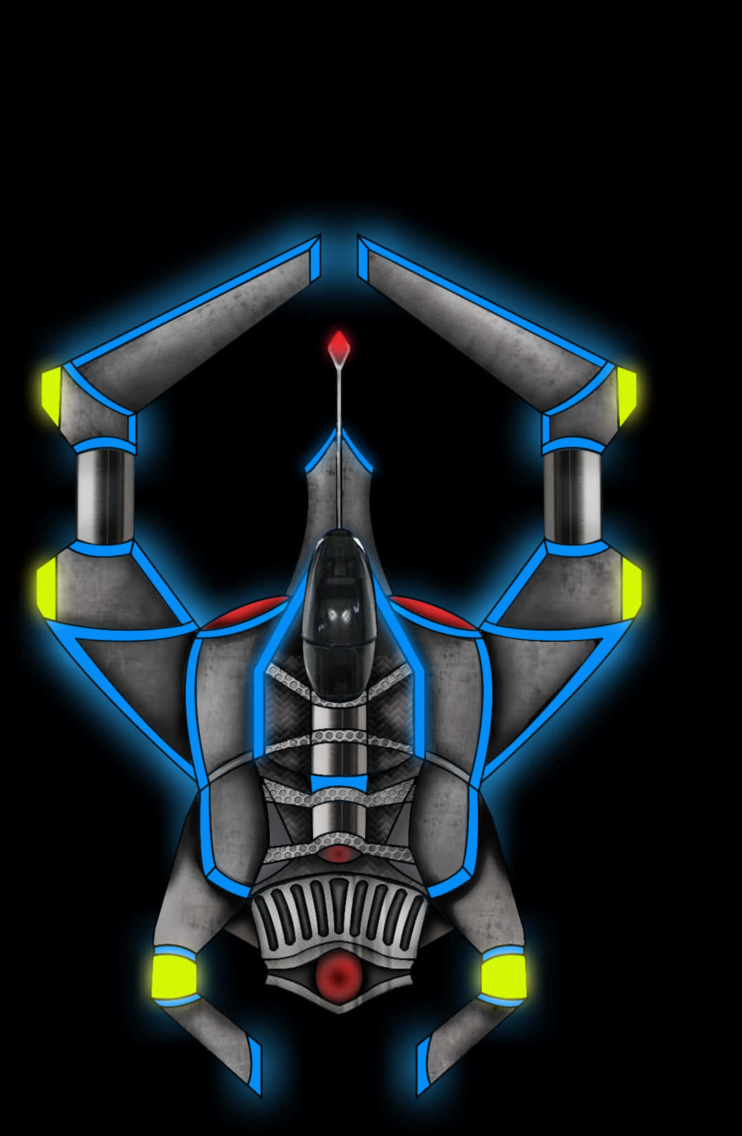 Diseño futurista de nave espacial Fondos de pantalla