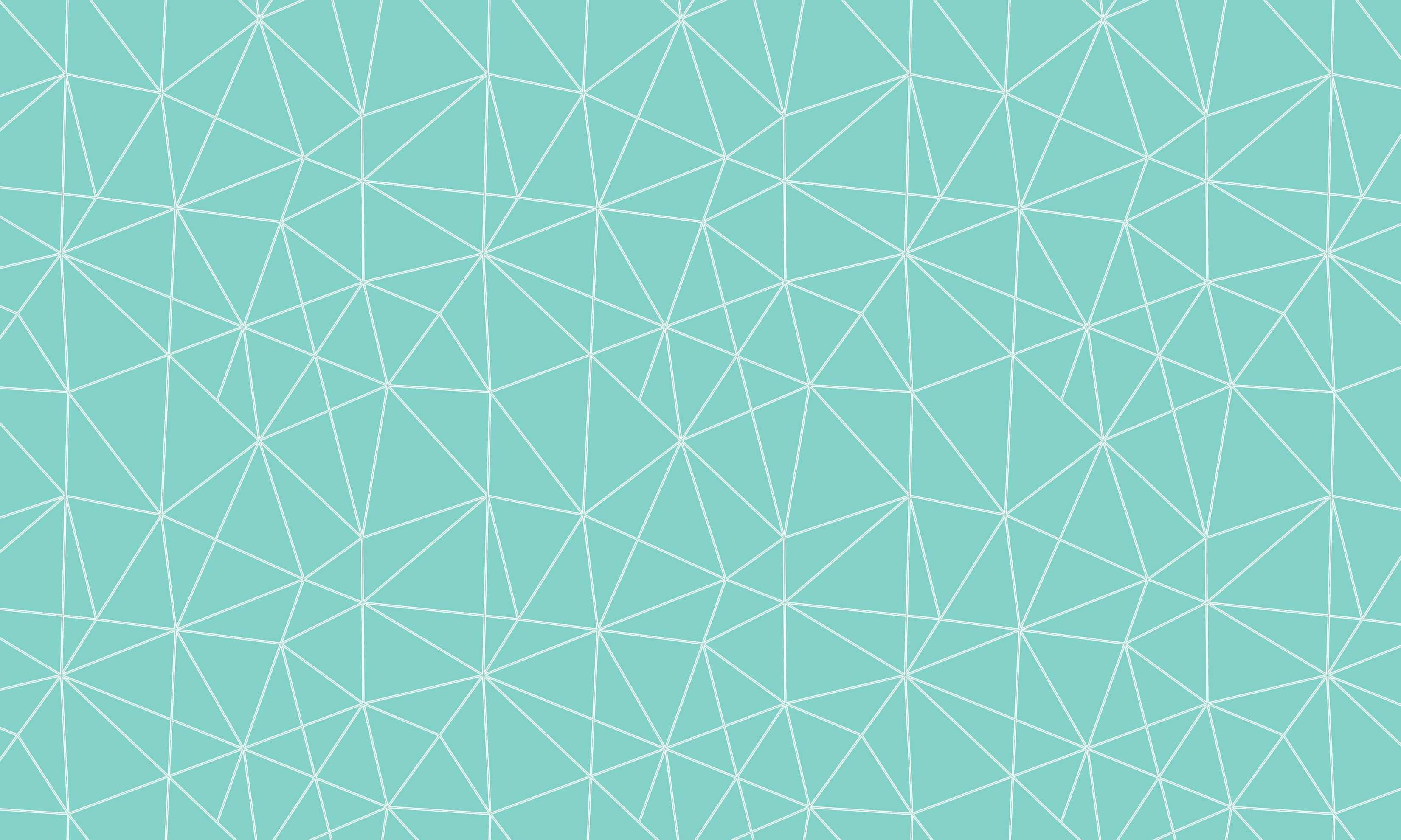Diseño Geométrico en Verde Pastel Fondos de pantalla