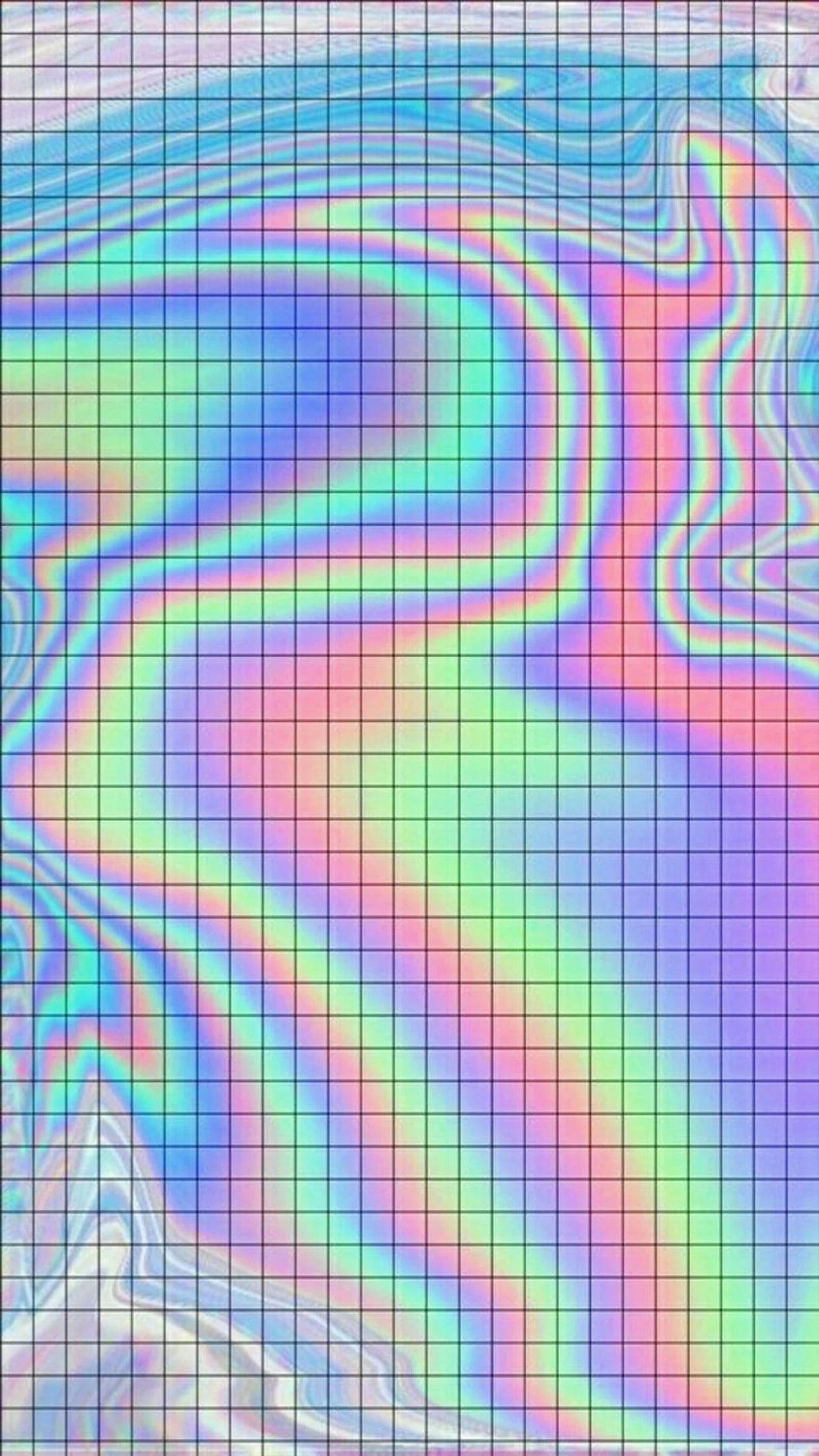 Diseño nacarado con estética de cuadrícula negra Fondos de pantalla