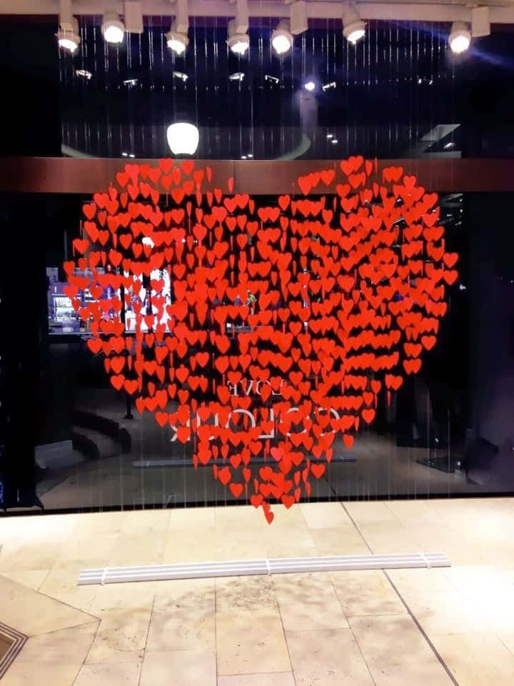 Diseño visual de corazones para San Valentín Fondos de pantalla