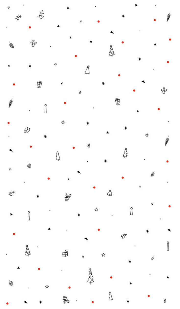 Diseños Navideños Blancos y Sencillos Fondos de pantalla