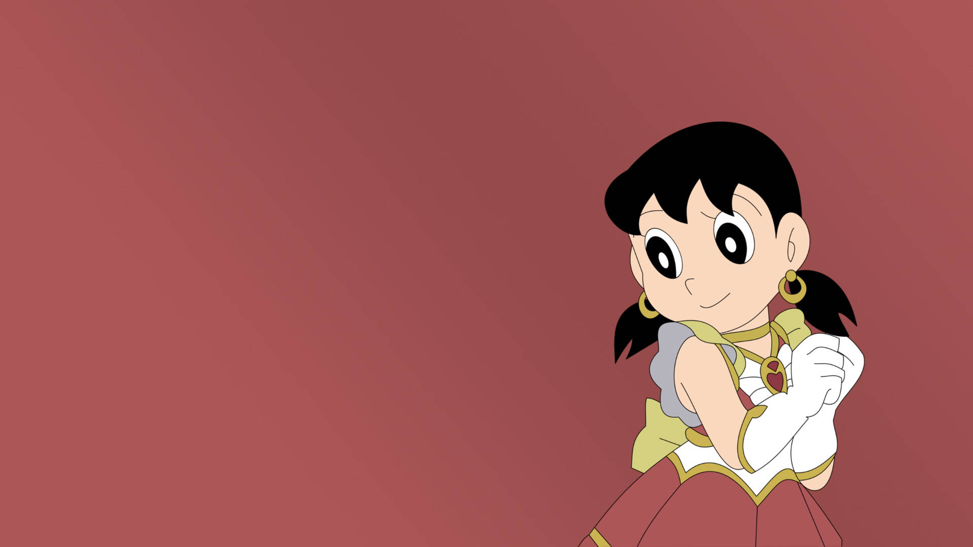 Disfraz de superheroína de Shizuka Doraemon Fondos de pantalla