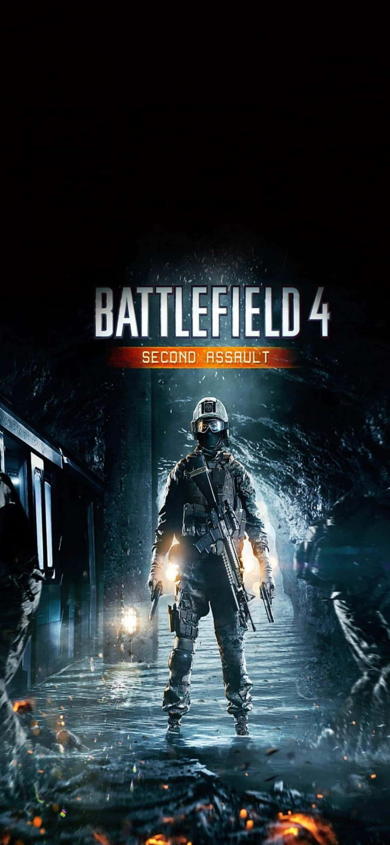 Disfruta de horas de juego móvil con un iPhone Xs Max y Battlefield 4 Fondos de pantalla