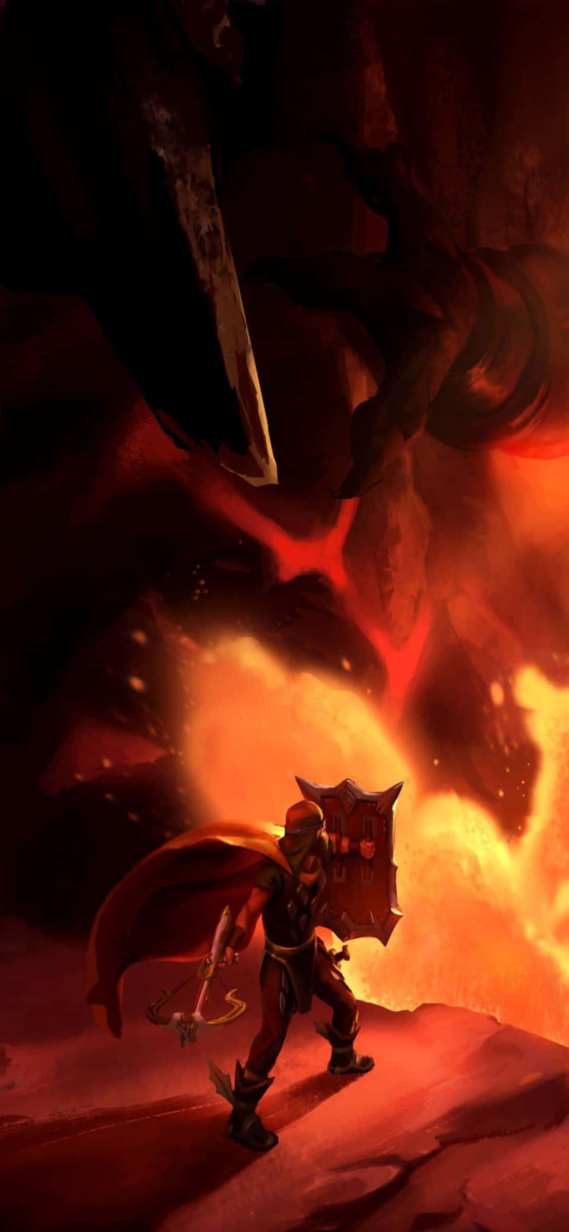Disfruta de juegos inmersivos en el Apple iPhone Xs con Runescape Fondos de pantalla
