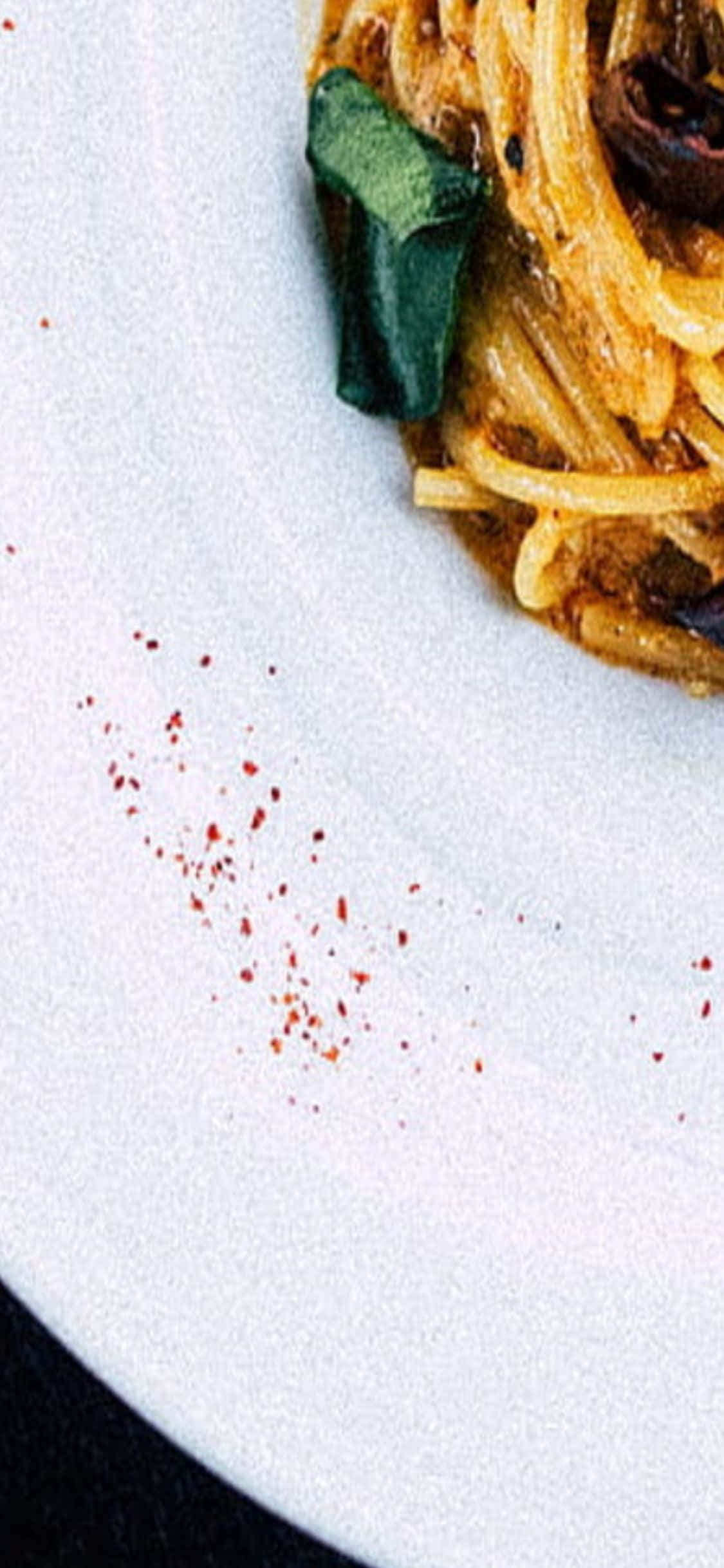 Disfruta de la deliciosa cocina italiana con el iPhone X Fondos de pantalla