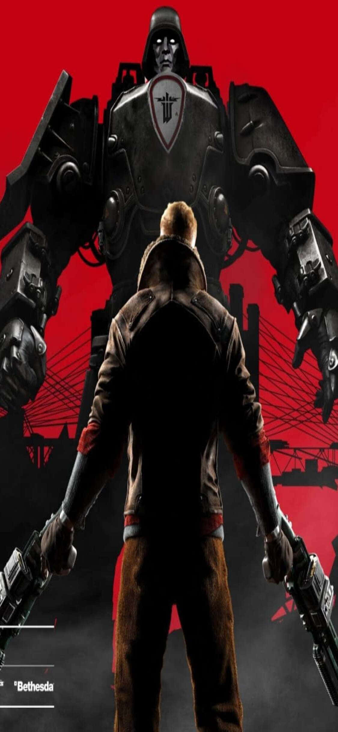 Disfruta de la Experiencia de Juego Totalmente Inmersiva de Wolfenstein II en el Último iPhone Xs Fondos de pantalla