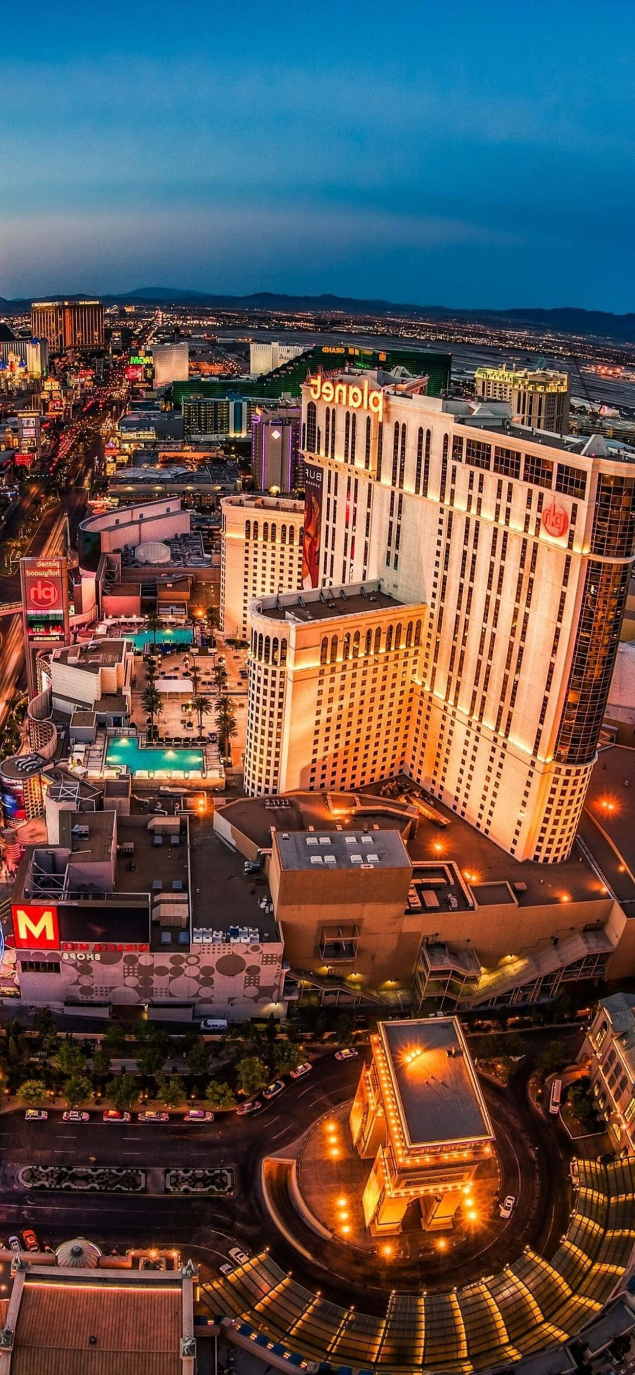 Disfruta de las vistas de Las Vegas en tu teléfono Fondos de pantalla