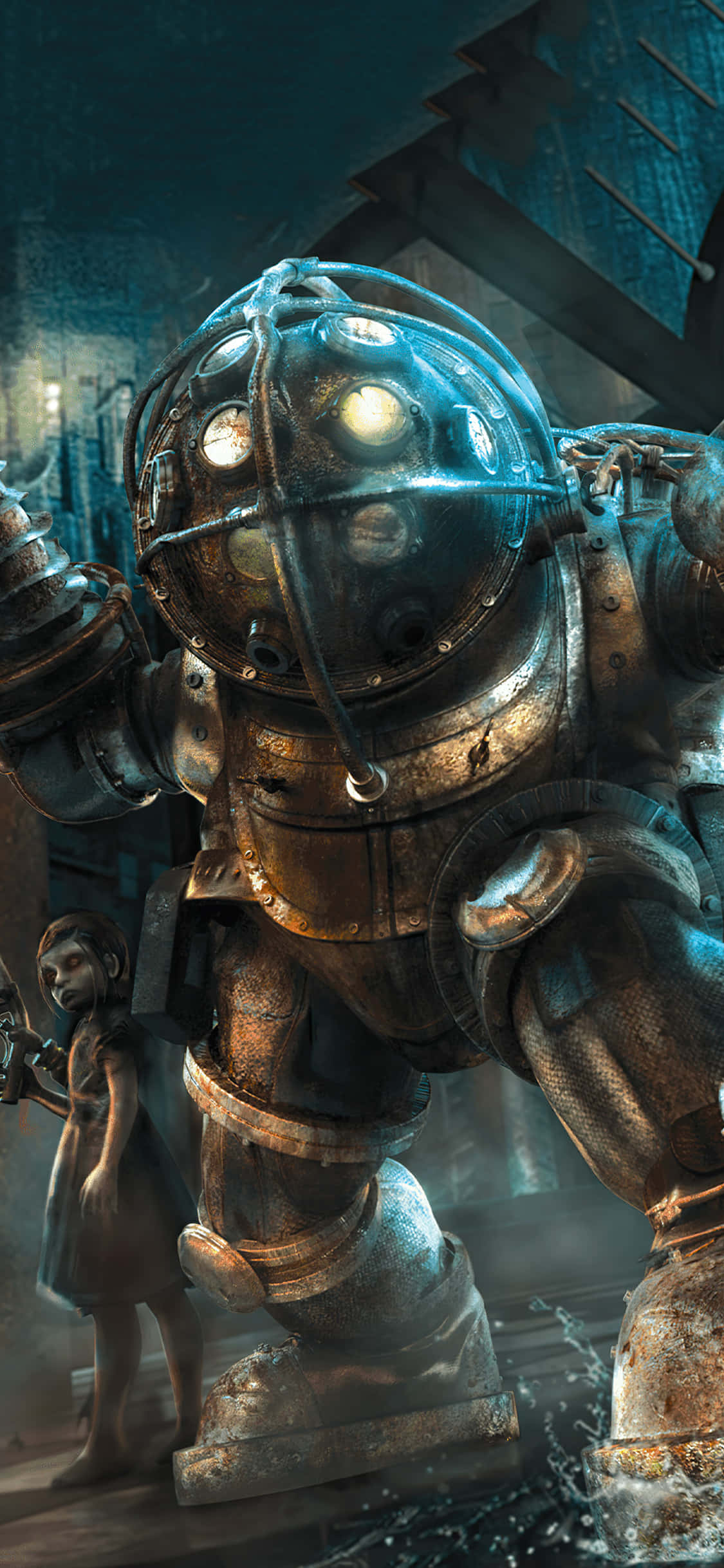 ¡Disfruta de maravillas gráficas con Bioshock en 4K en tu iPhone! Fondos de pantalla
