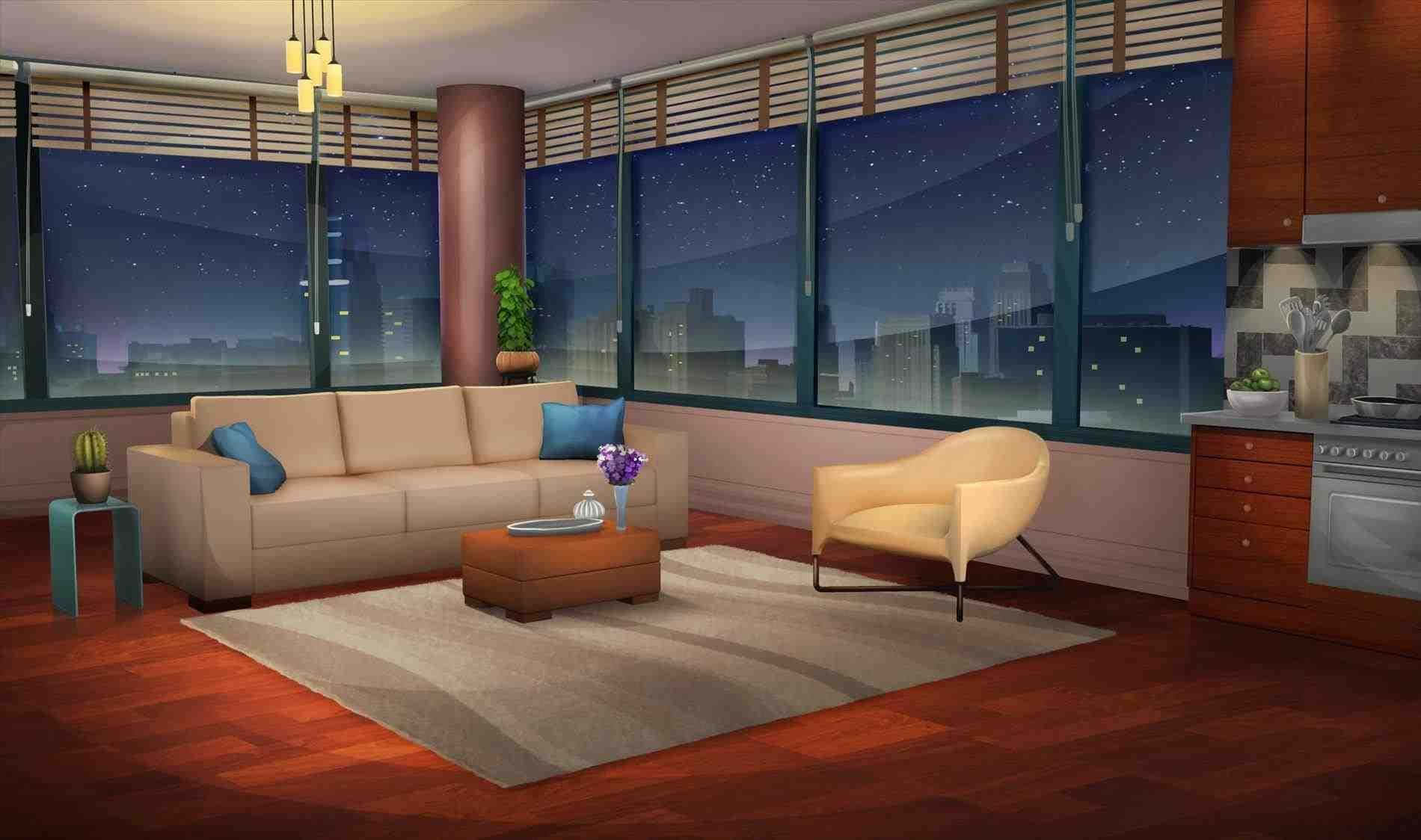 Disfruta de una experiencia de habitación anime en HD Fondos de pantalla