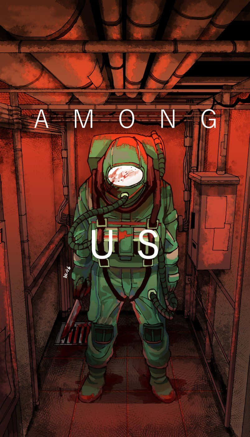 Disfruta de una Aventura Espacial Divertida con Among US Estético Fondos de pantalla
