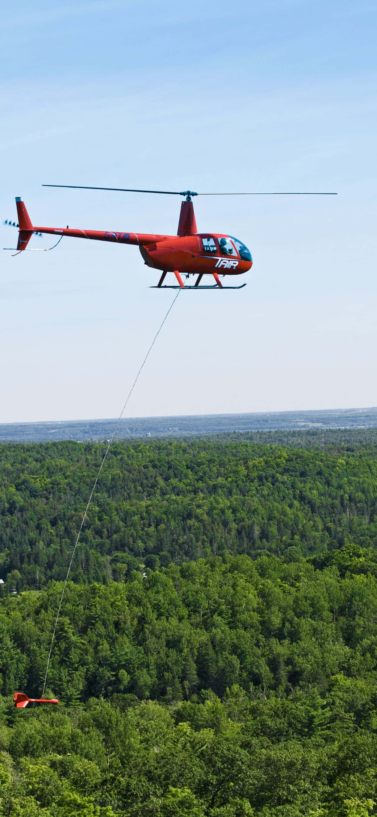 Disfruta de una vista épica de helicópteros con el poder del iPhone Xs Max Fondos de pantalla