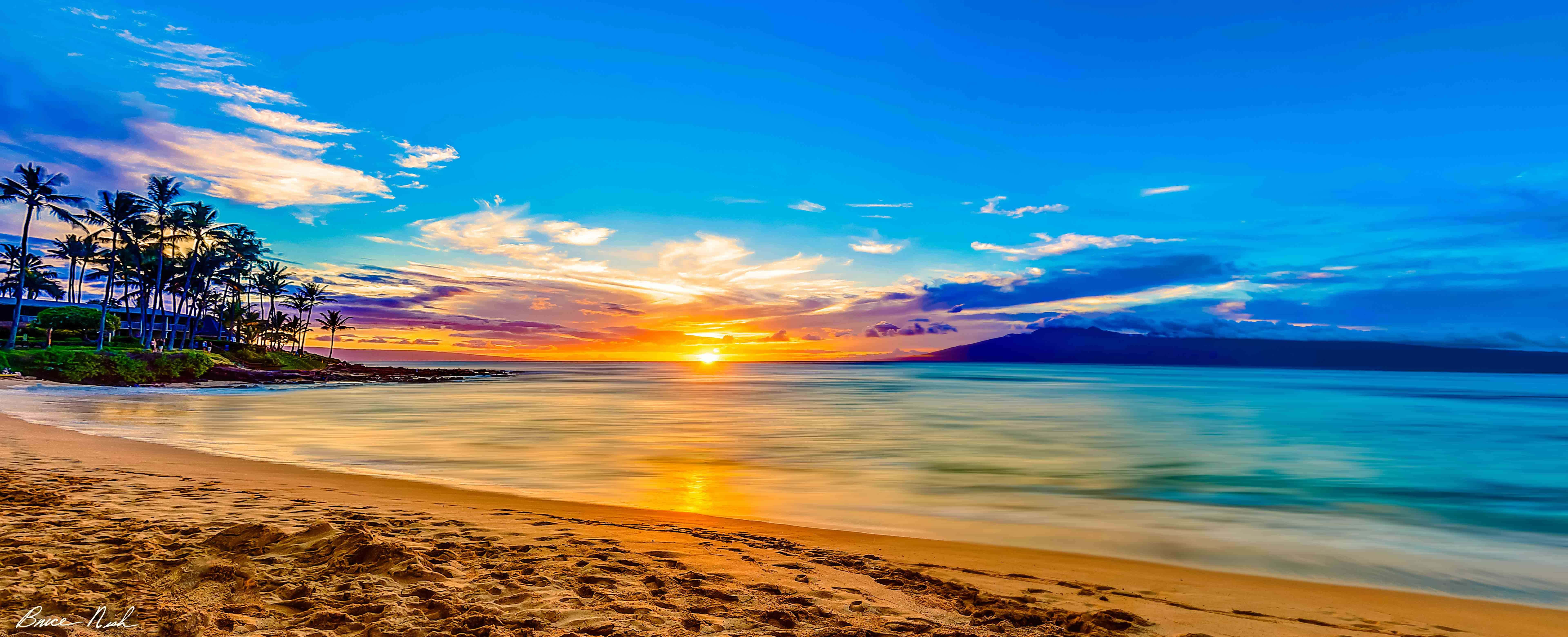 Disfruta del atardecer desde tu playa favorita. Fondos de pantalla