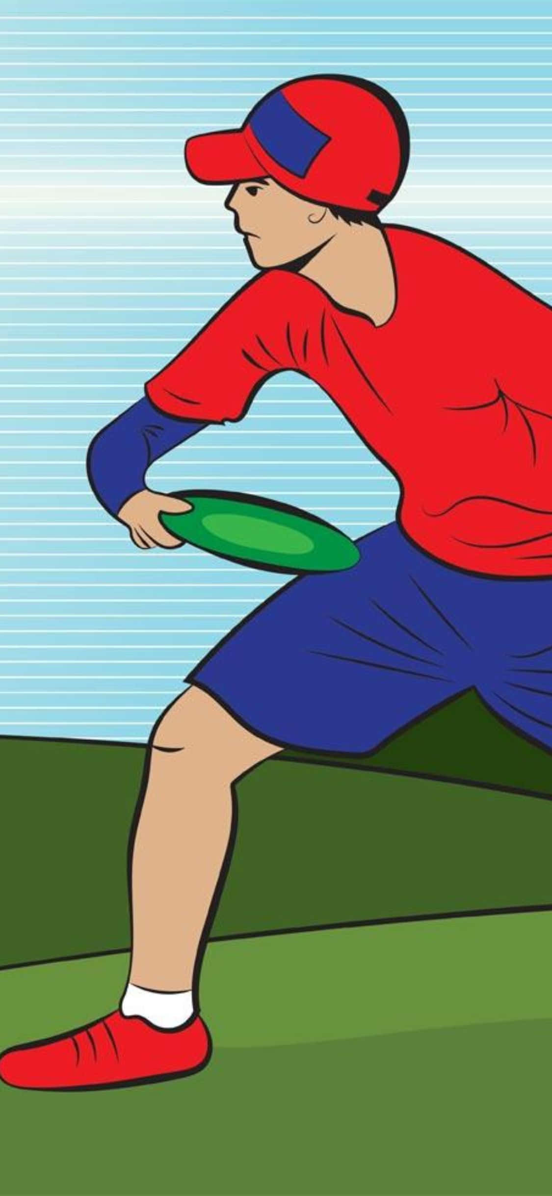 Disfruta del lanzamiento y atrape perfectos con el Frisbee iPhone Xs Fondos de pantalla