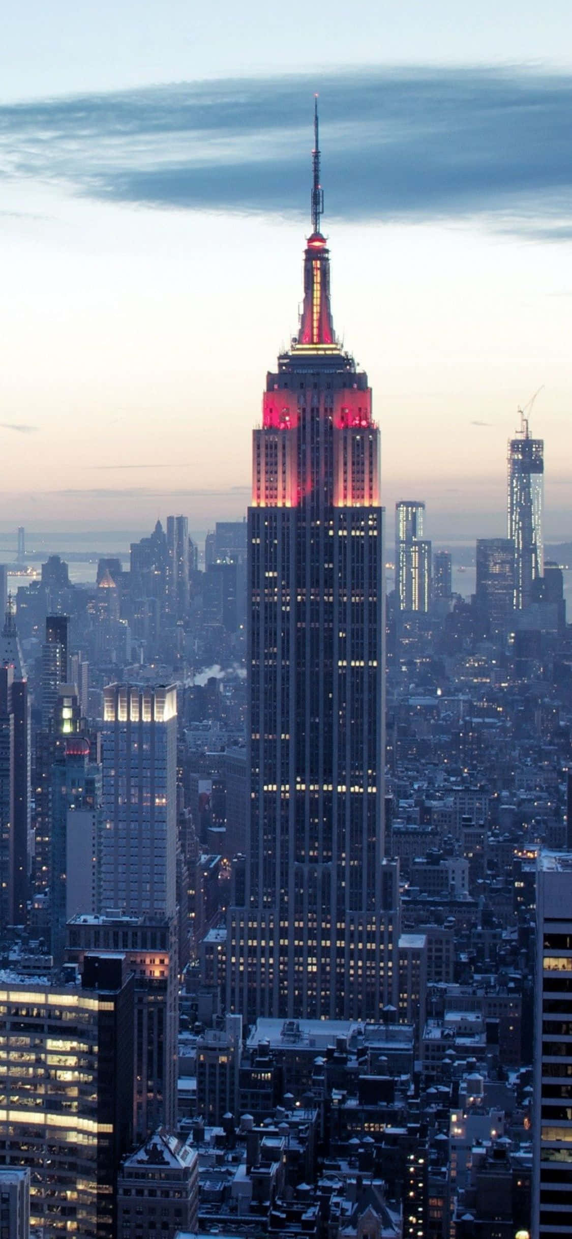 Disfruta el hermoso paisaje urbano de Nueva York desde el irresistiblemente elegante iPhone X Fondos de pantalla