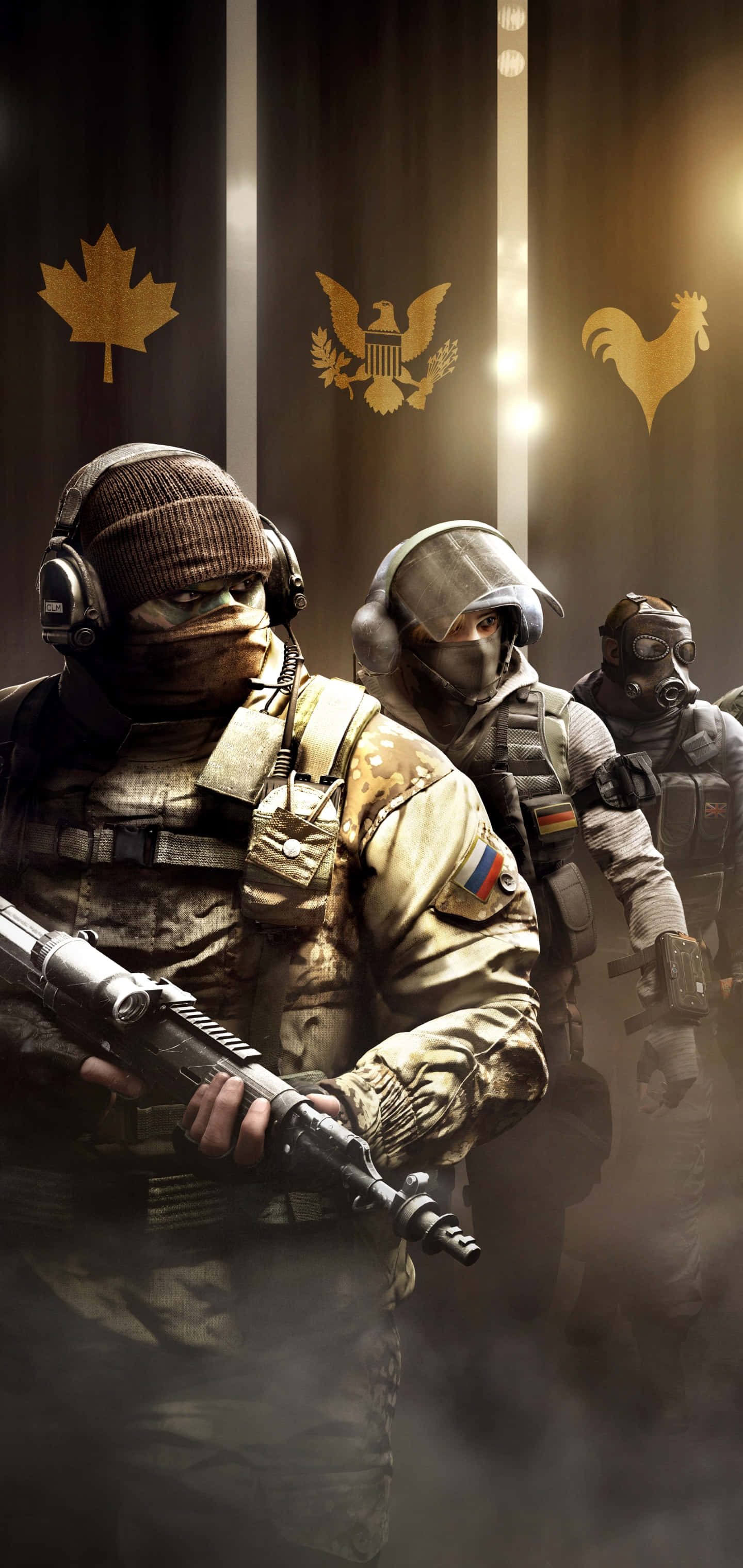 Disfruta imágenes increíbles y acción multijugador intensa con Android Rainbow Six Siege Fondos de pantalla