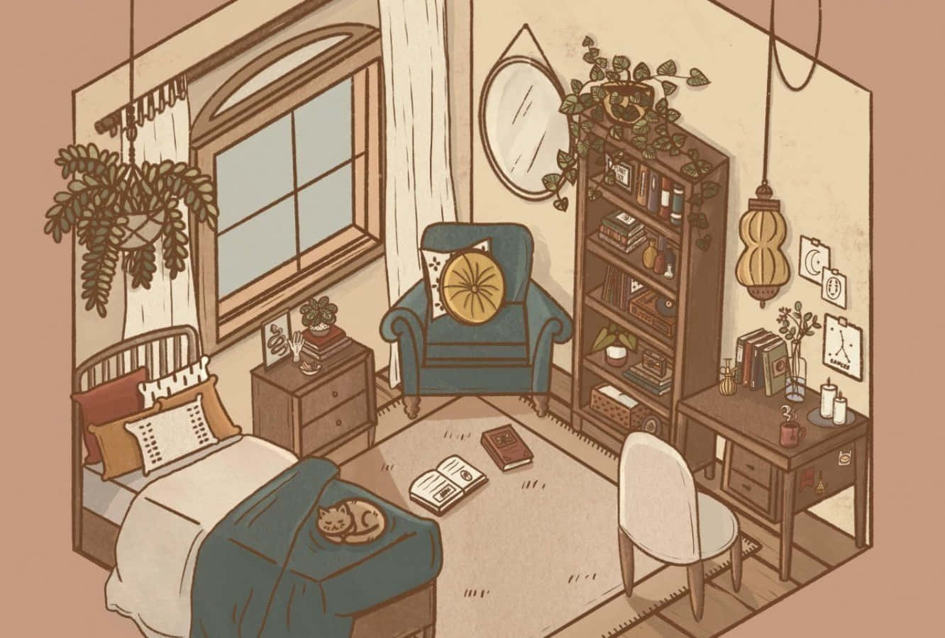 Disfruta la ambientación de la habitación anime Fondos de pantalla