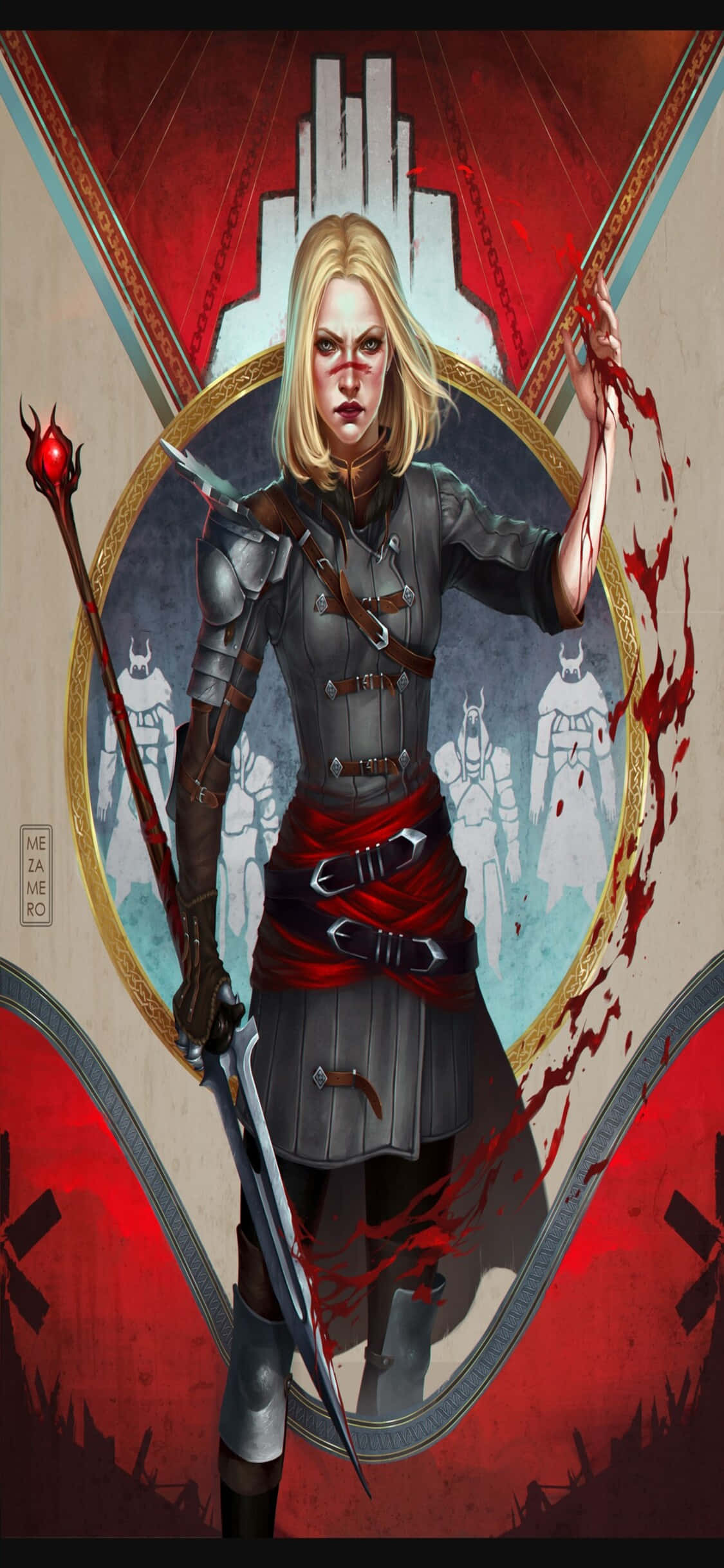 Disfruta la aventura de Dragon Age mientras exploras el nuevo iPhone Xs Fondos de pantalla