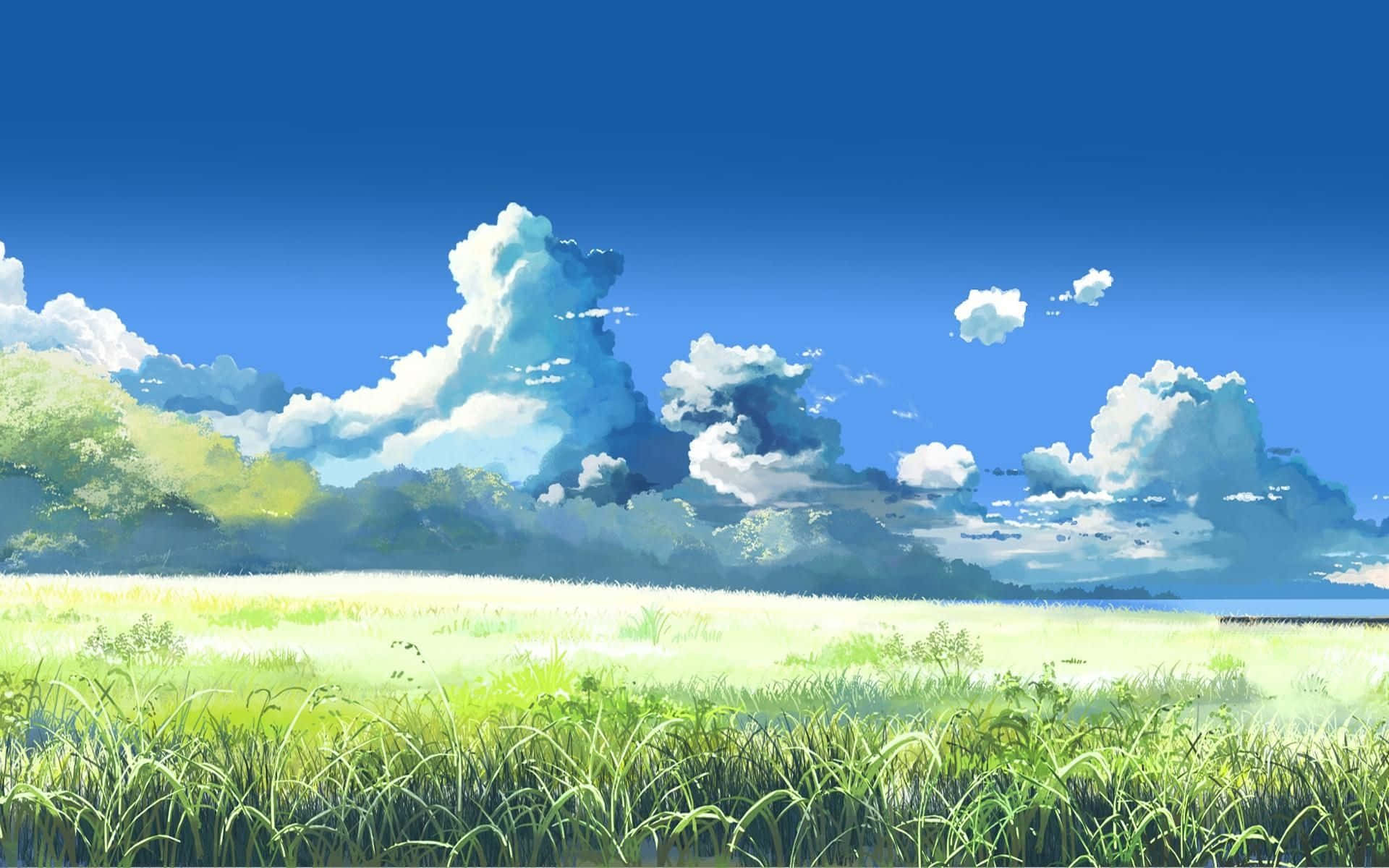 Disfruta la belleza de la naturaleza a través del anime Fondos de pantalla