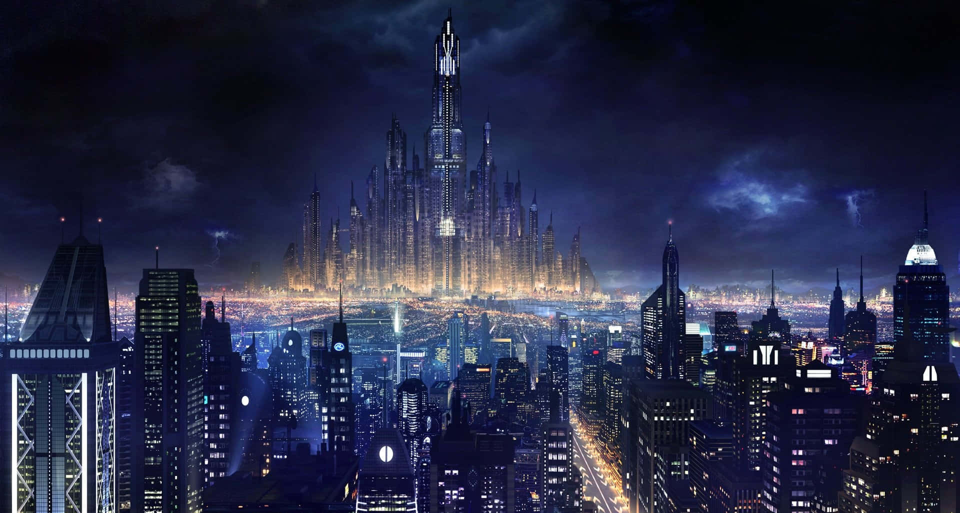 Disfruta la belleza de la Ciudad Oscura Fondos de pantalla