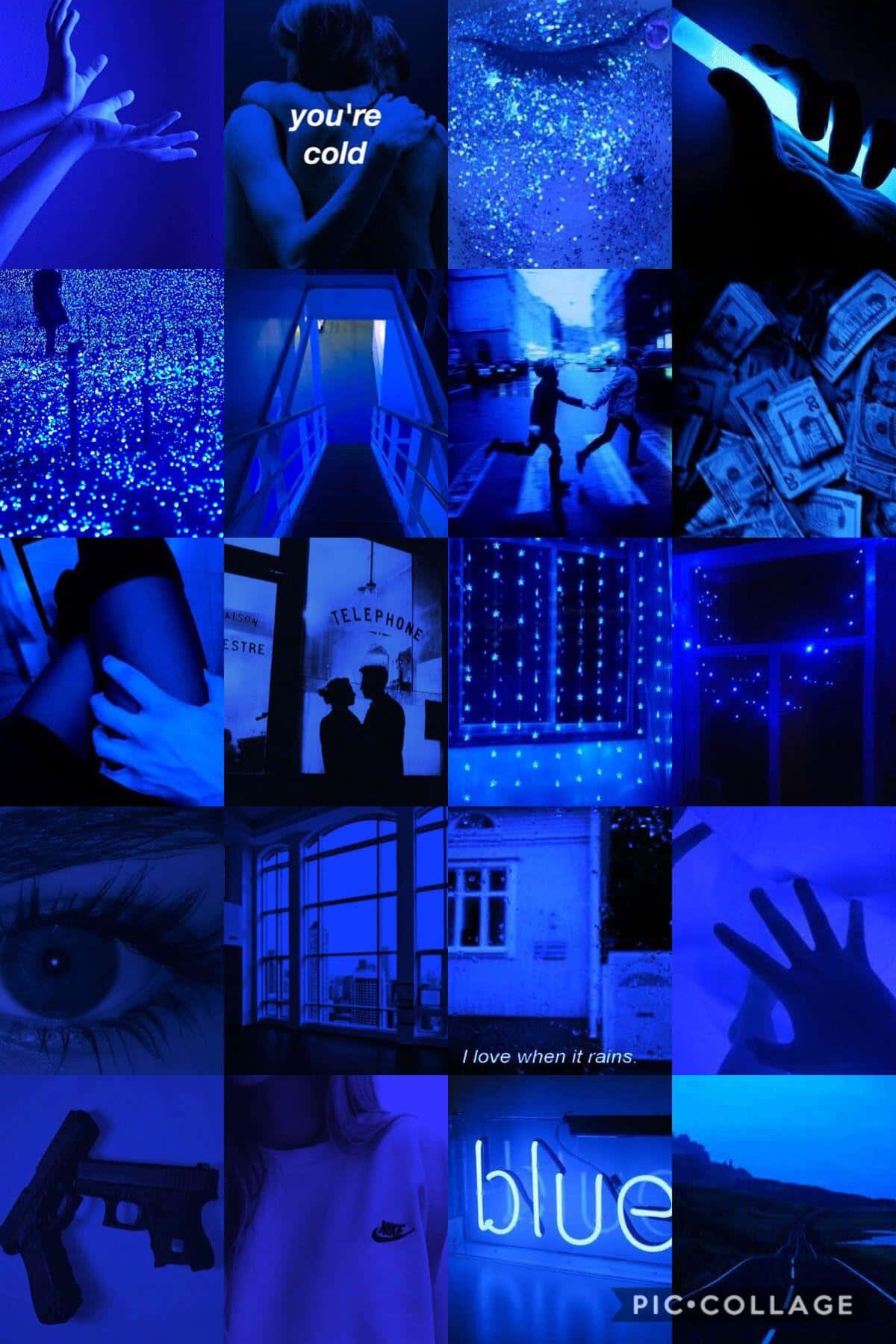 Disfruta la calma de la noche con un estilo azul oscuro Fondos de pantalla