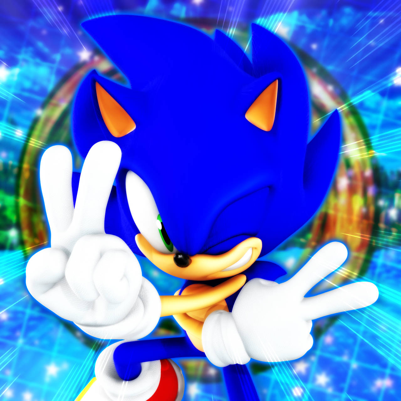 Disfruta la emoción de Sonic en Cool Sonic Fondos de pantalla