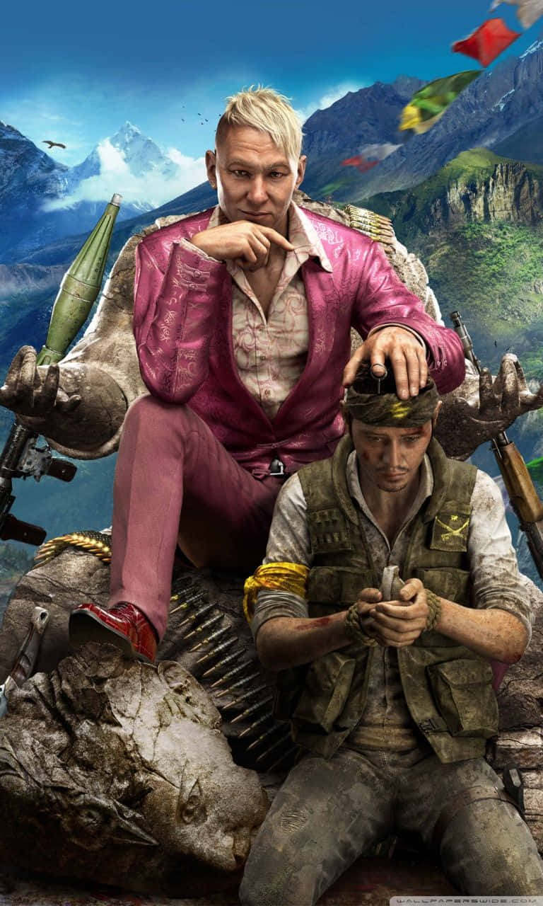 Disfruta la emoción de Far Cry 3 en tu iPhone Xs Fondos de pantalla