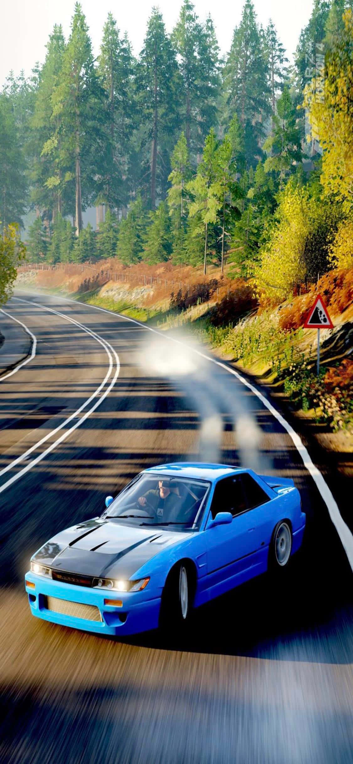 Disfruta la emoción de la carretera abierta con iPhone Xs y Forza Horizon 4 Fondos de pantalla