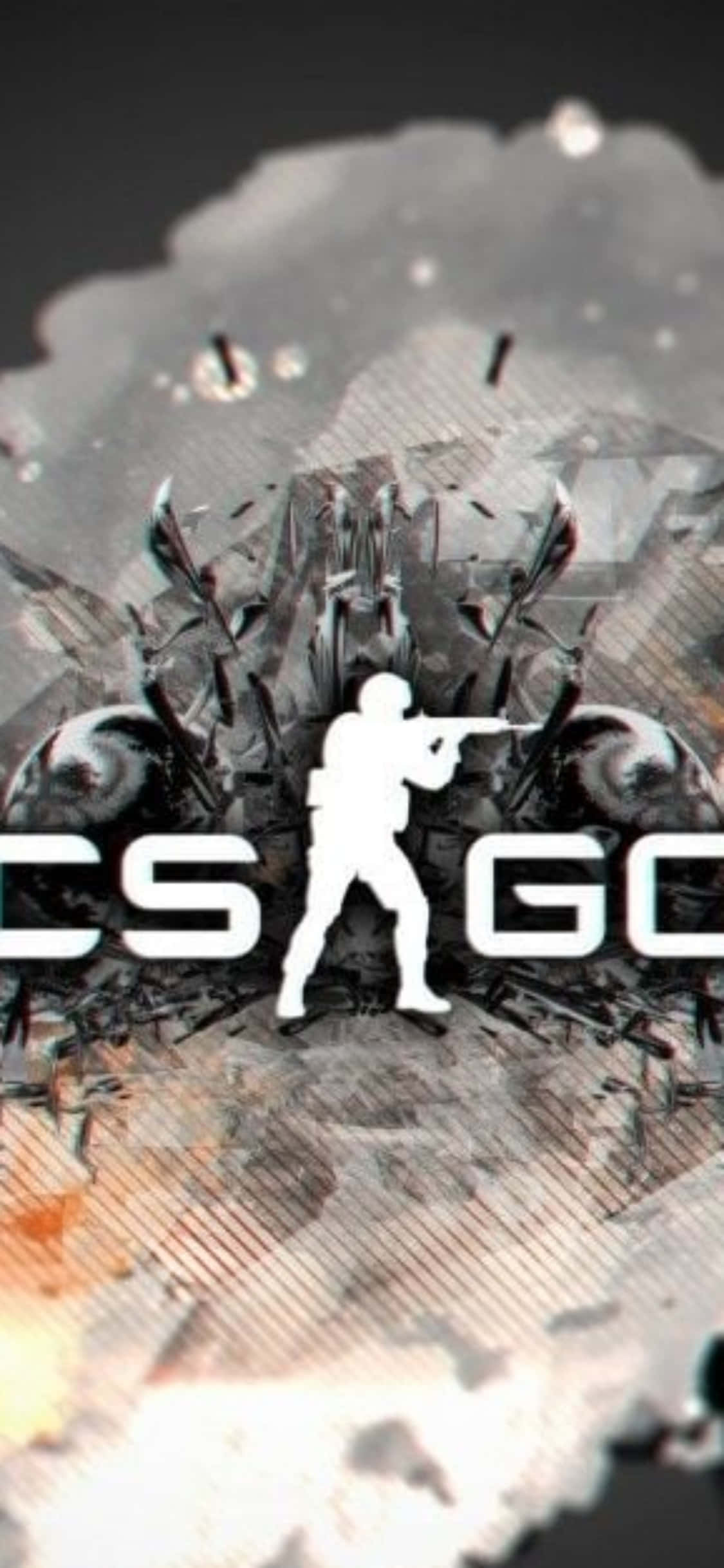 ¡Disfruta la intensa acción de Counter-Strike Global Offensive en tu iPhone XS! Fondos de pantalla
