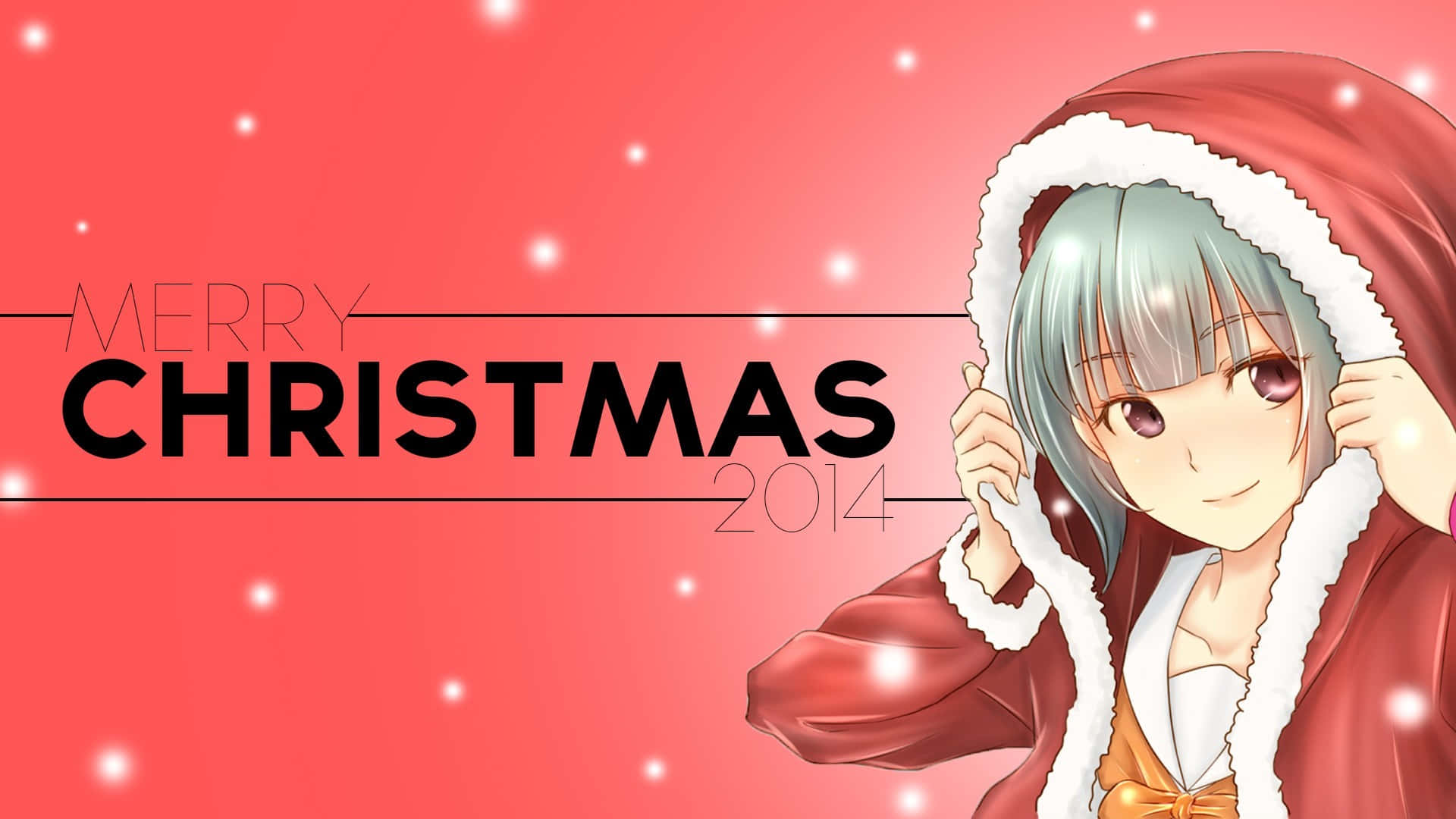 Disfruta la Navidad Anime Festiva Fondos de pantalla