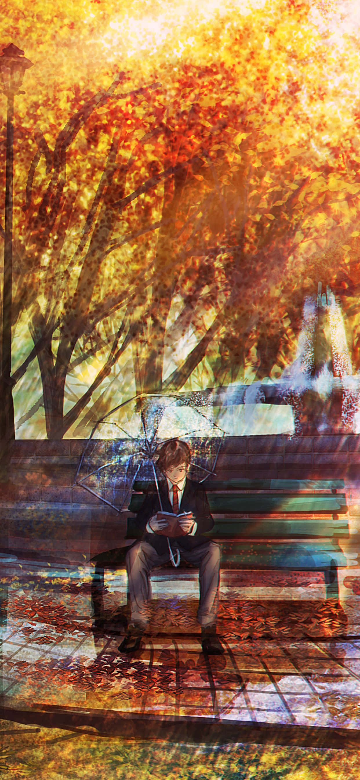 Disfruta la paz y nitidez del otoño con el iPhone Xs Max Fondos de pantalla