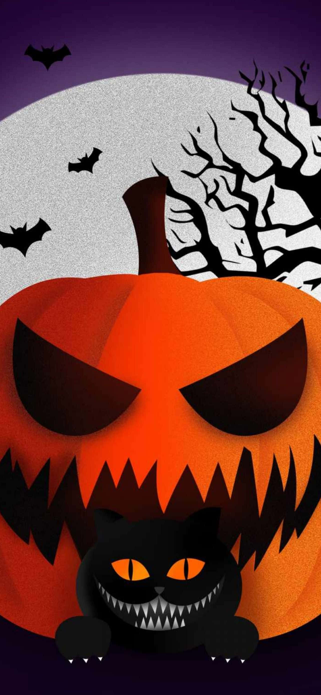 ¡Disfruta las maravillas espeluznantes de Halloween con este escalofriante fondo de pantalla para iPhone! Fondos de pantalla