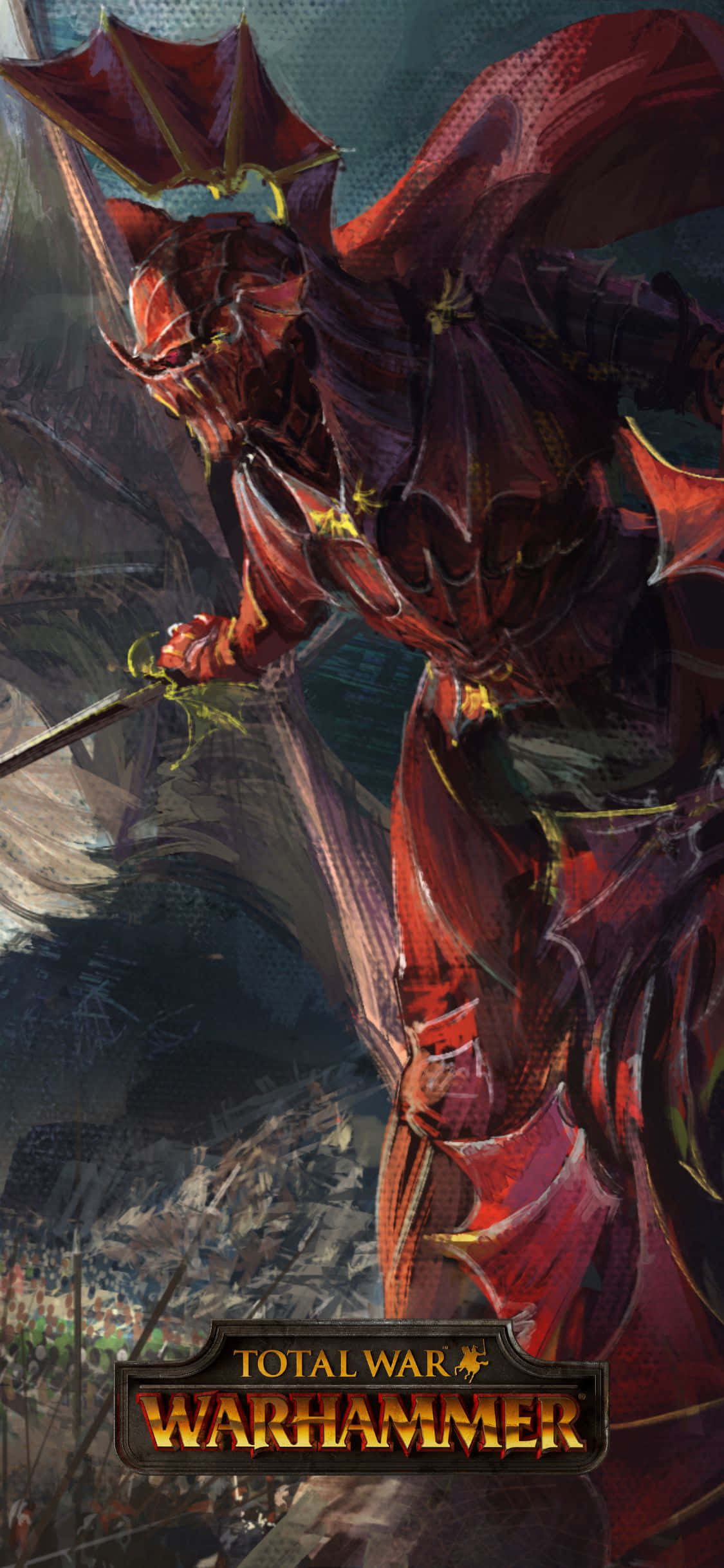 Disfruta las ricas imágenes de Total War Warhammer en tu iPhone X Fondos de pantalla