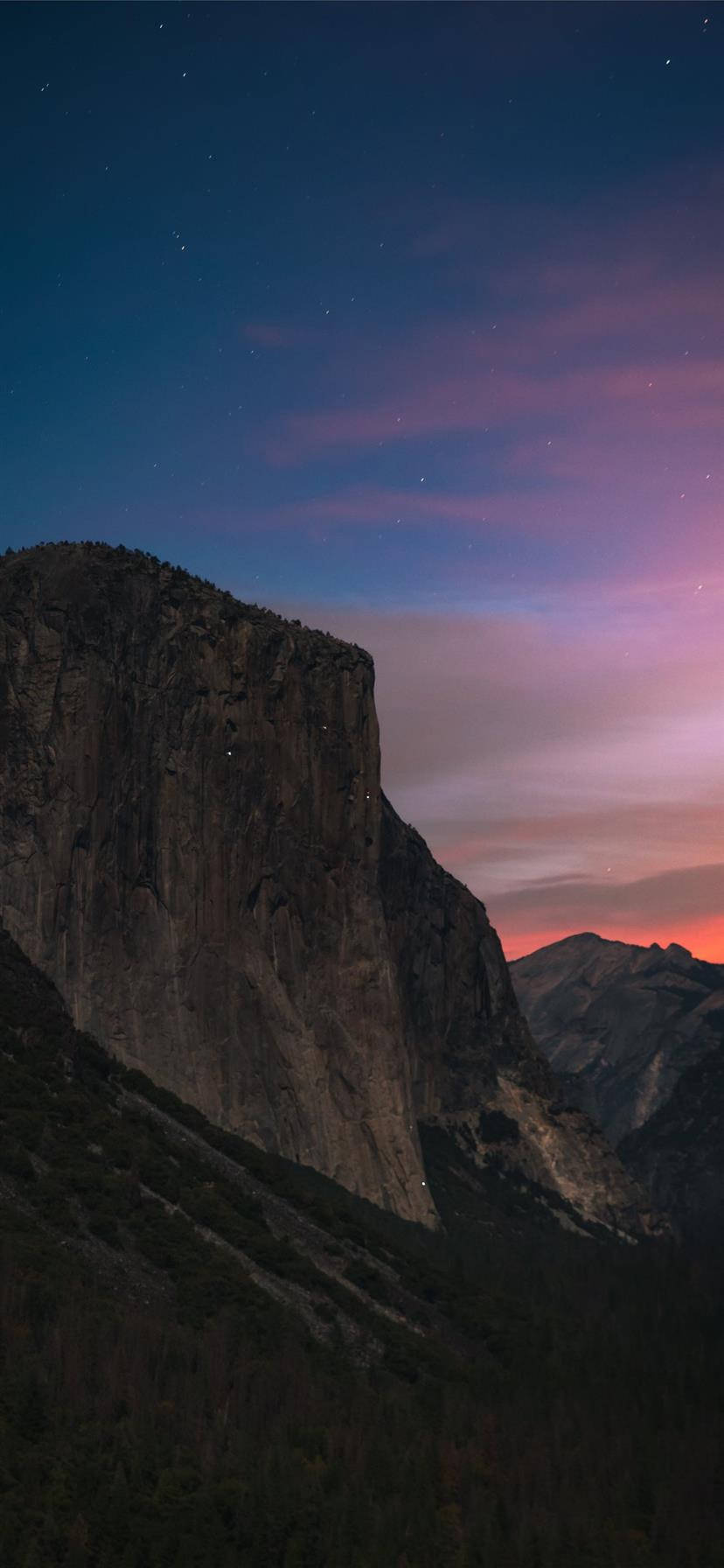 Disfruta las vistas inspiradoras del Parque Nacional Yosemite en tu iPhone Fondos de pantalla