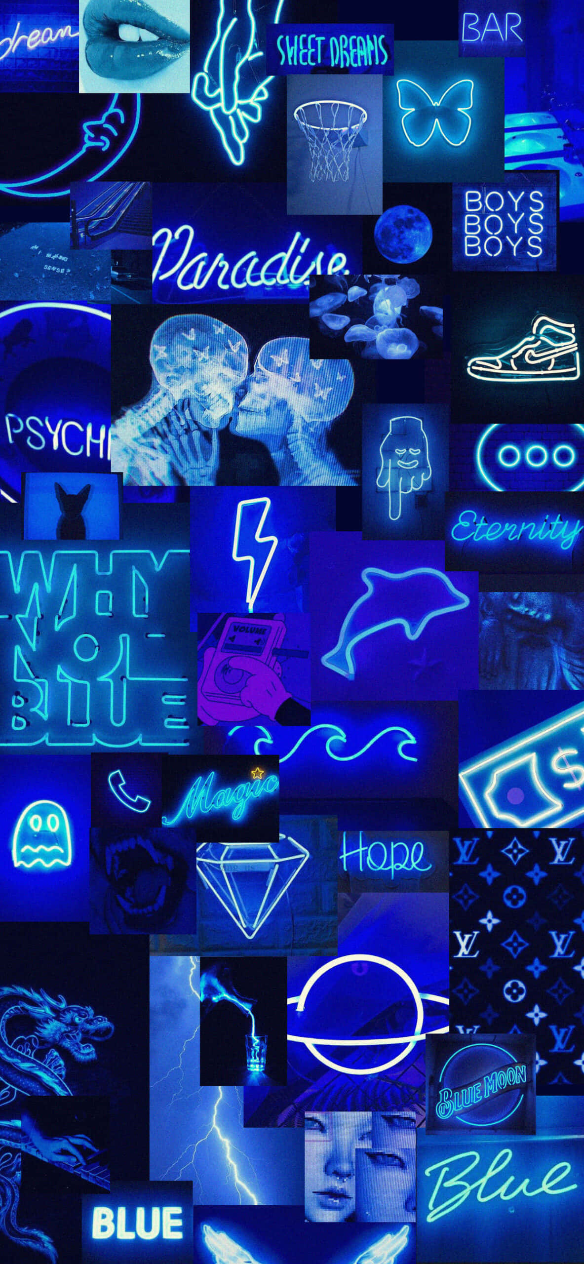 Disfruta los efectos calmantes del azul pacífico en Aesthetic Blue Fondos de pantalla