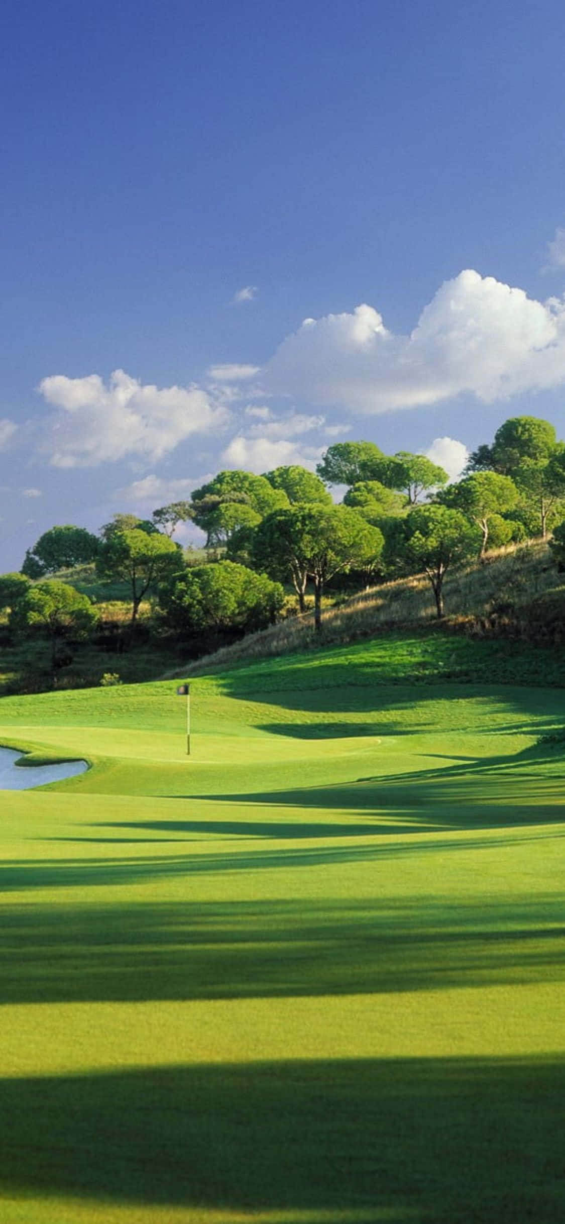 Disfruta tu Ronda - Capturando la Belleza del Campo de Golf con iPhone X Fondos de pantalla