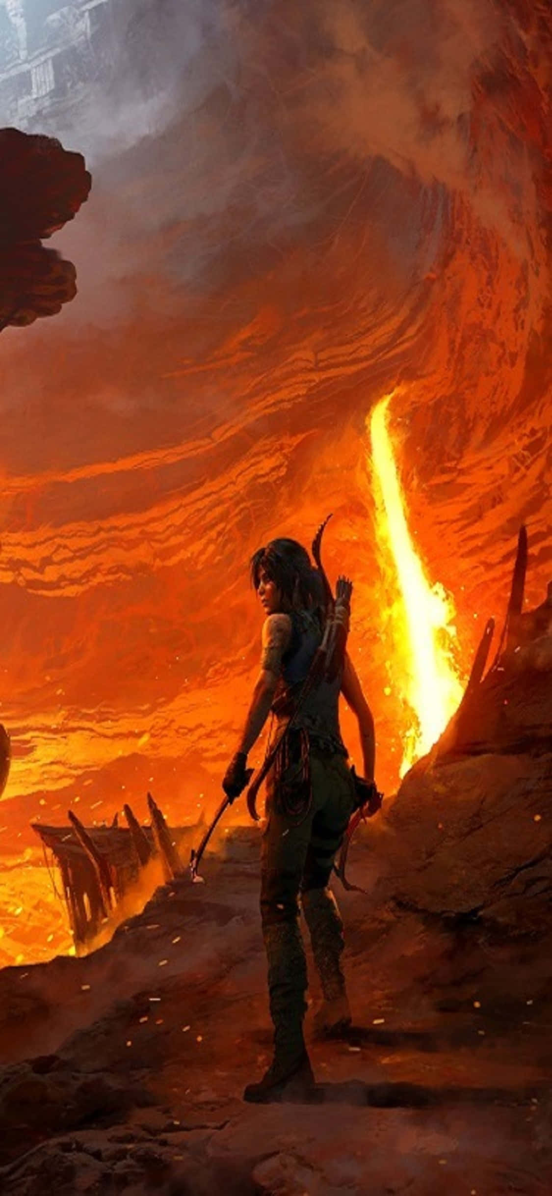 Disfruta una nueva experiencia de juego impresionante con el iPhone X Shadow of the Tomb Raider. Fondos de pantalla