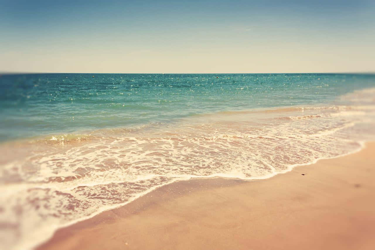 Disfrutando de un paseo mágico al atardecer en una hermosa Playa Estética. Fondos de pantalla