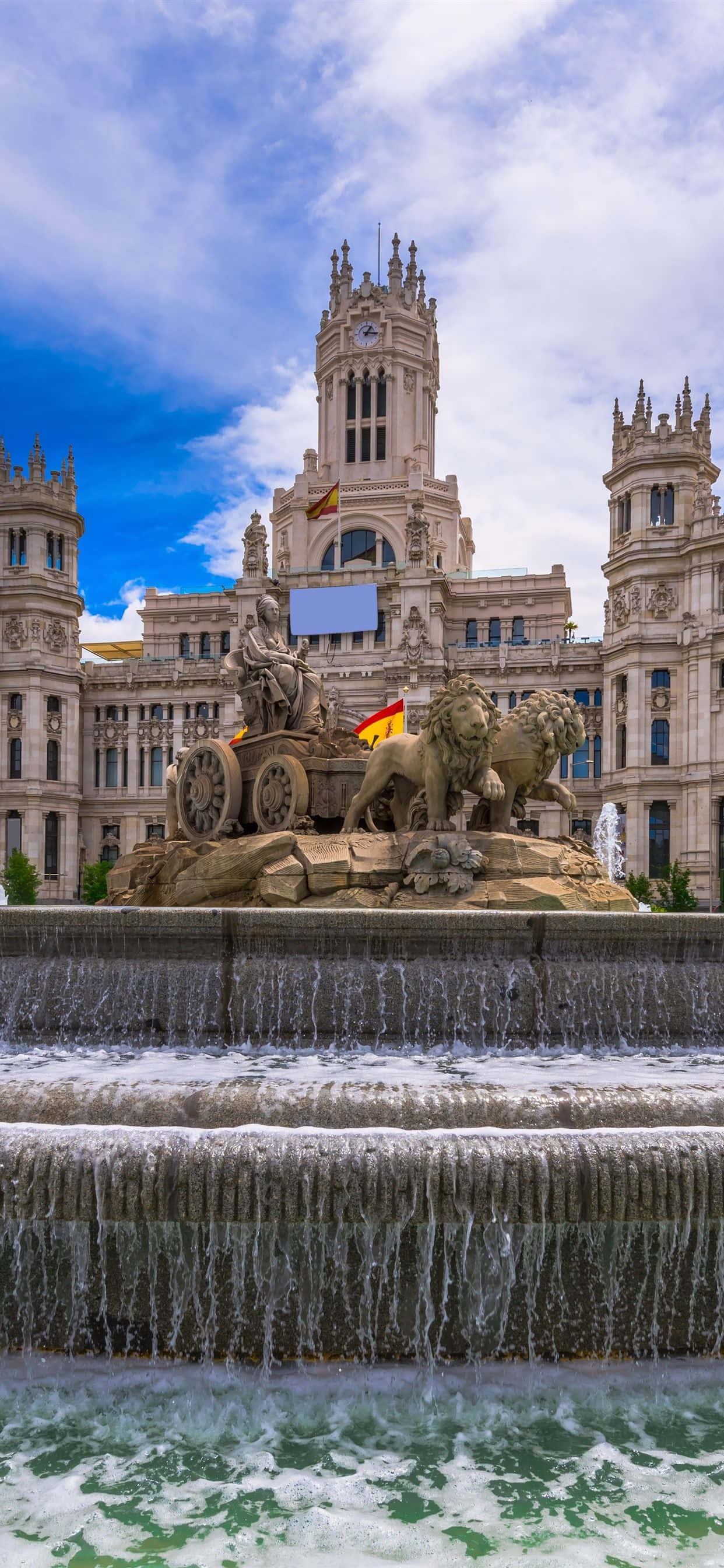 Disfrutando de un atardecer fascinante en Barcelona, España Fondos de pantalla