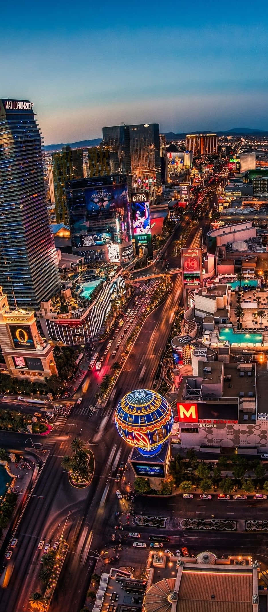 Disfrutando el Brillo y el Glamour de una Estancia en Las Vegas Fondos de pantalla