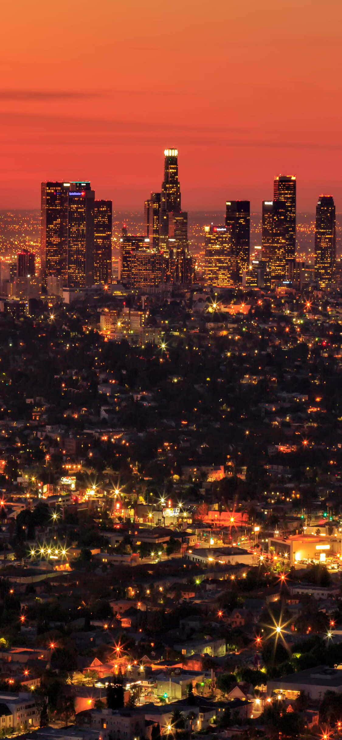 Disfrutando el calor de California con el iPhone X Fondos de pantalla