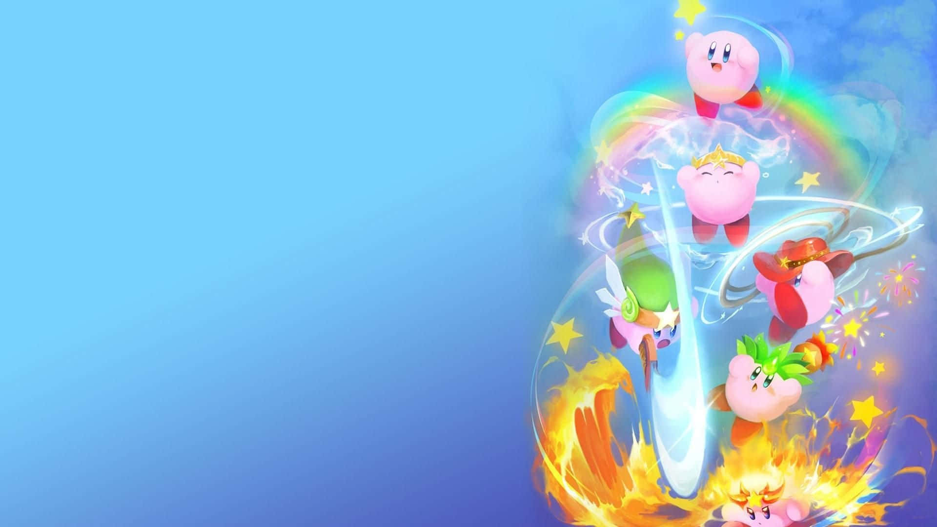 Disfrutando un día en Dreamland con Kirby Fondos de pantalla