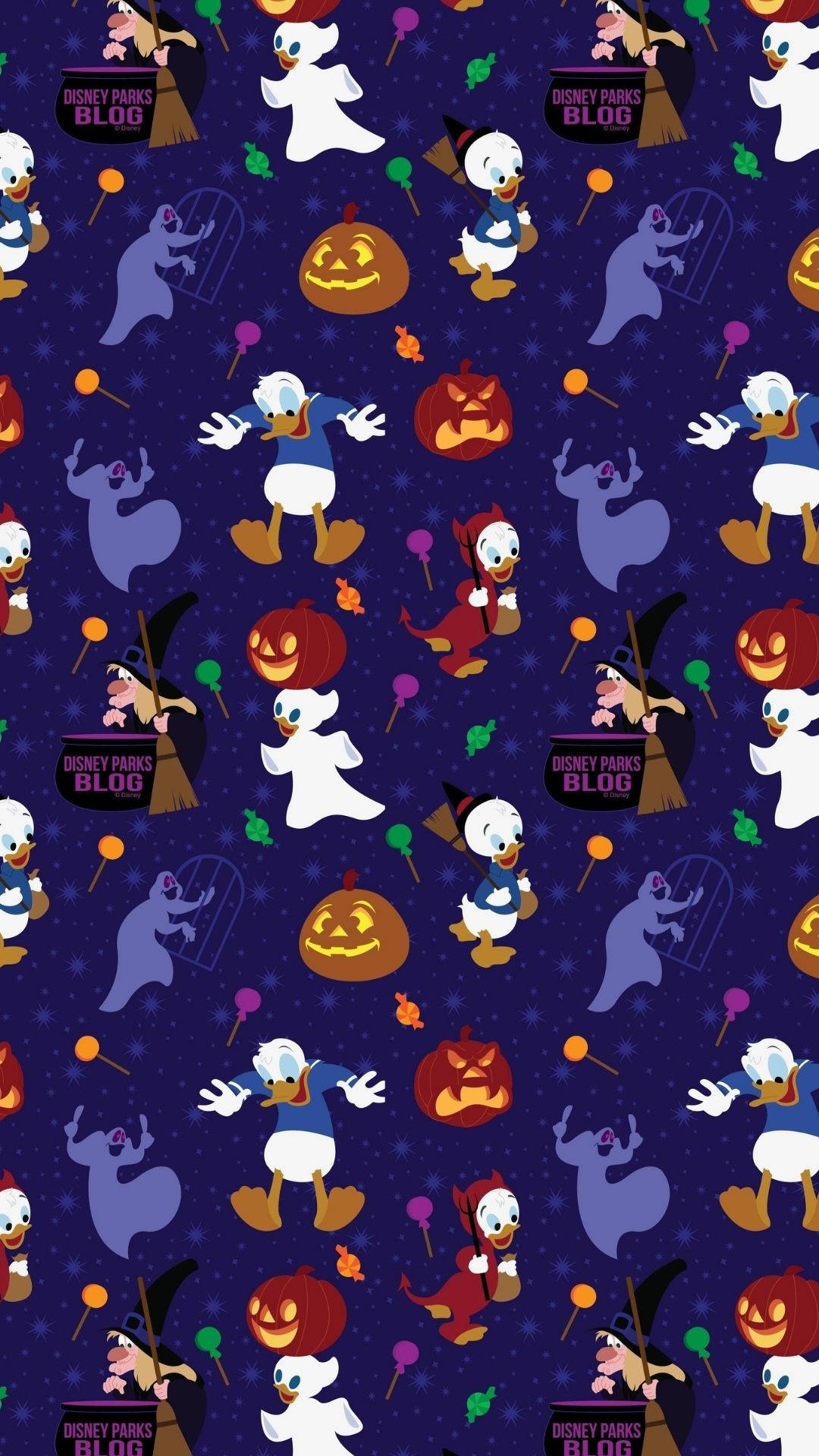 Disney Dibujos Animados Pato Donald Halloween Fondos de pantalla