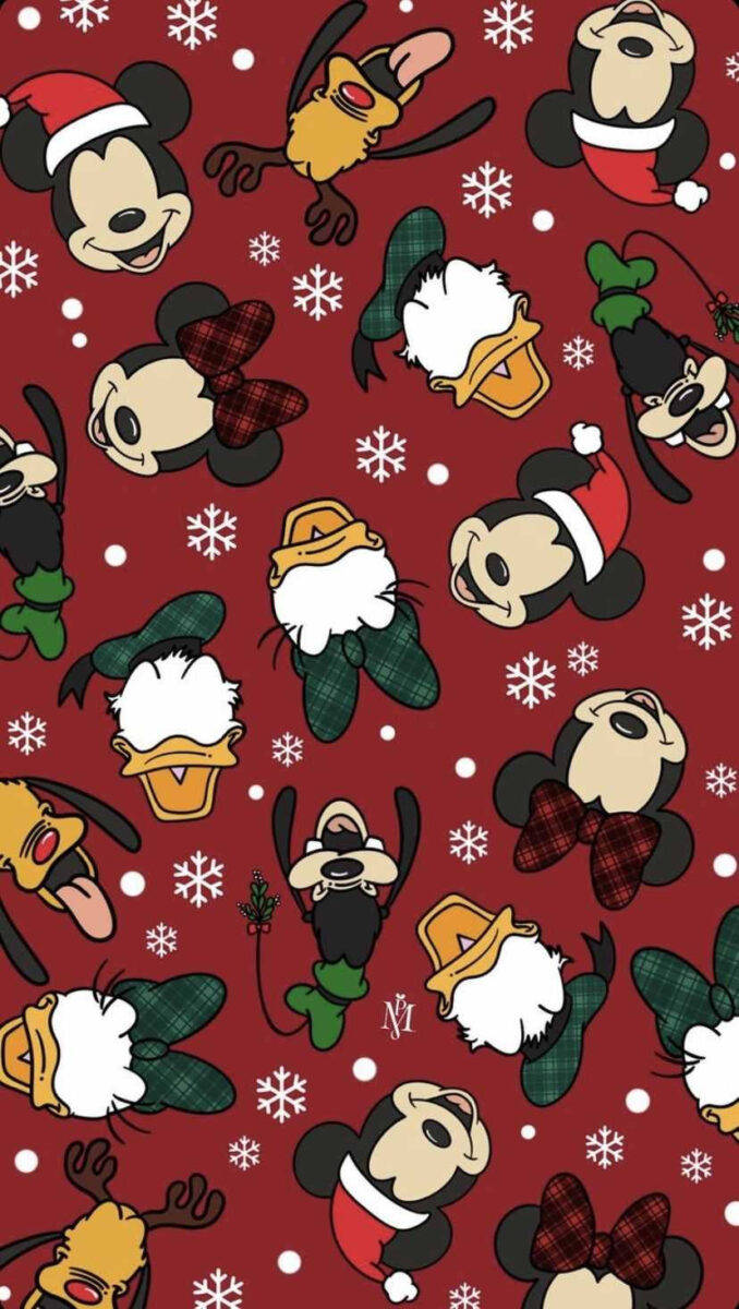Disney Navidad iPhone Mickey Mouse y sus Amigos Fondos de pantalla