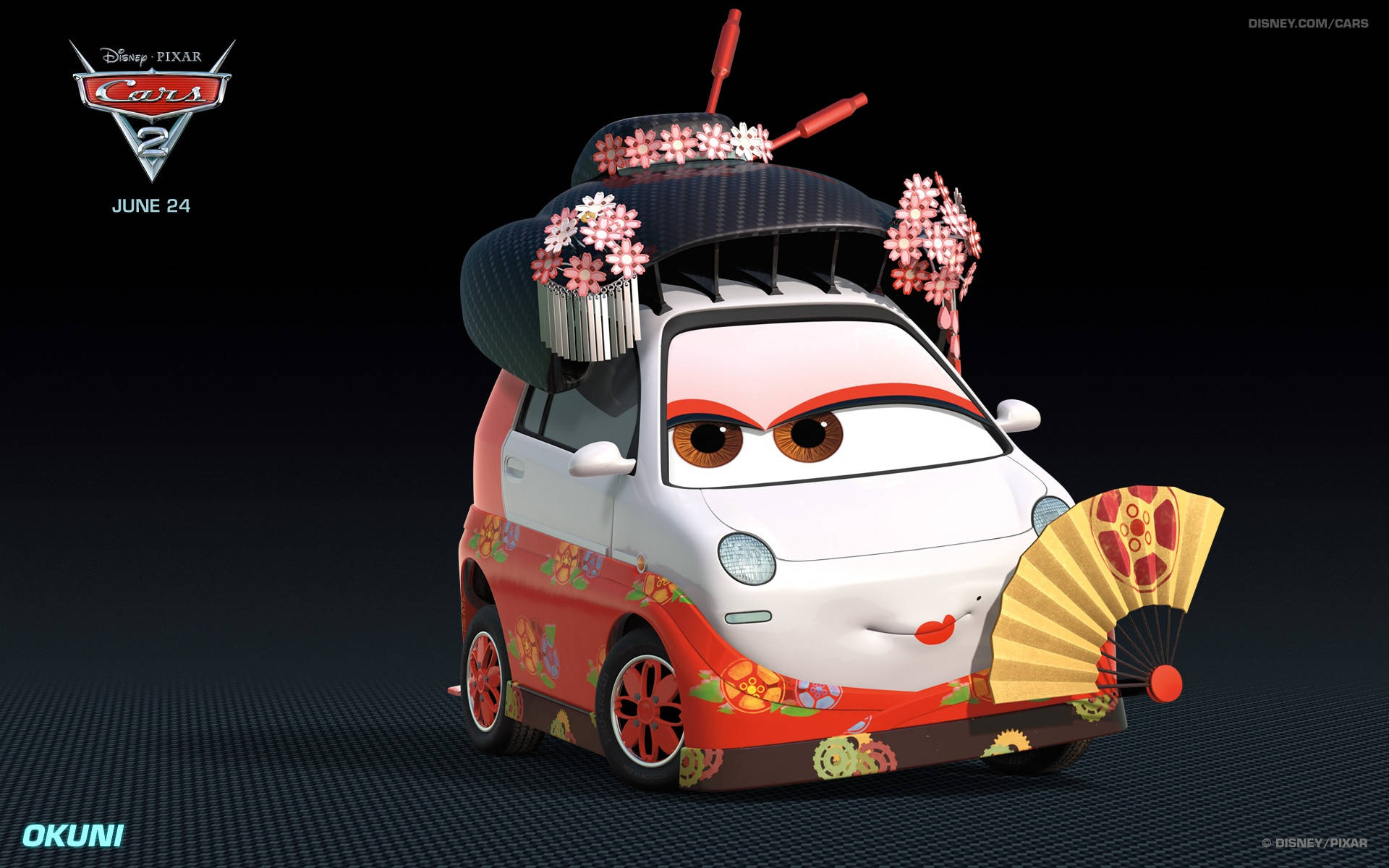 Disney Pixar Cars 2 Okuni Fondos de pantalla